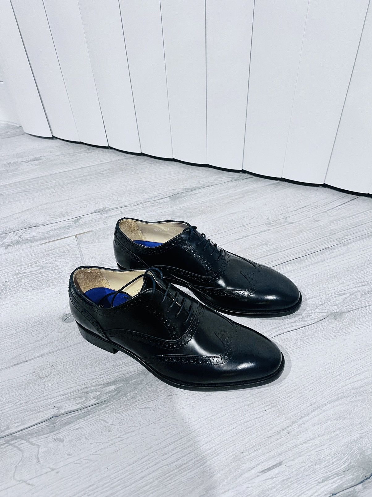 Paul Smith Paul Smith Black Wingtip Dress Shoes Made in Italy US8 UK7 Size US 8 / EU 41 - 6 Thumbnail