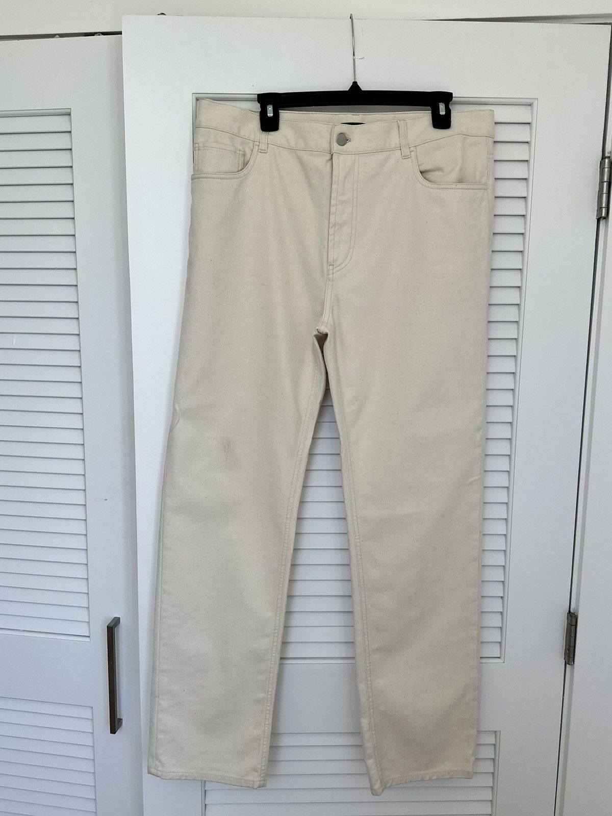 Prada Prada Beige Tapered Fit Casual Jeans Size US 34 / EU 50 - 2 Thumbnail