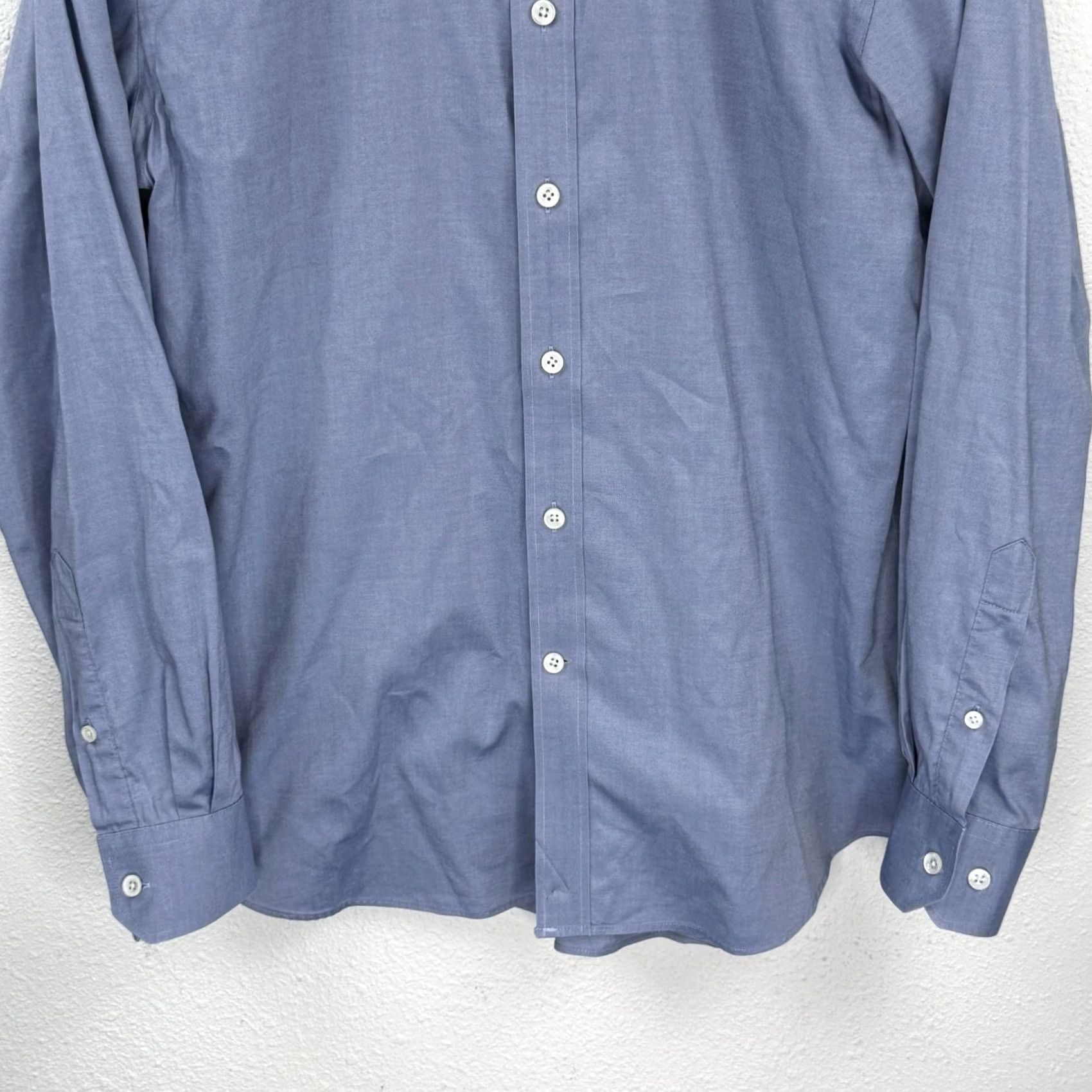 Todd Snyder Todd Snyder Button-Up Shirt Oxford Mens 15 Blue Long Sleeve Two Ply Cotton Shirt Regular Mens Blues 40 Chest 15 Neck Casual Classic Preppy Vintage No Size US M / EU 48-50 / 2 - 3 Thumbnail