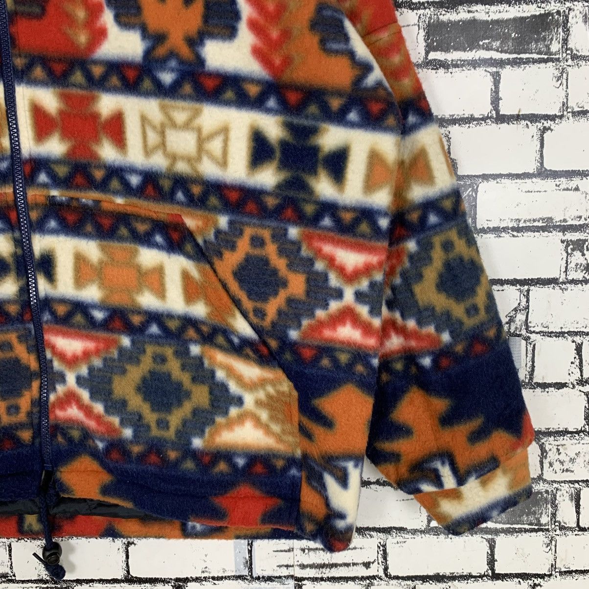 Native Vintage New Breed Aztec Native Navajo Design Fleece Jacket Size US L / EU 52-54 / 3 - 4 Thumbnail