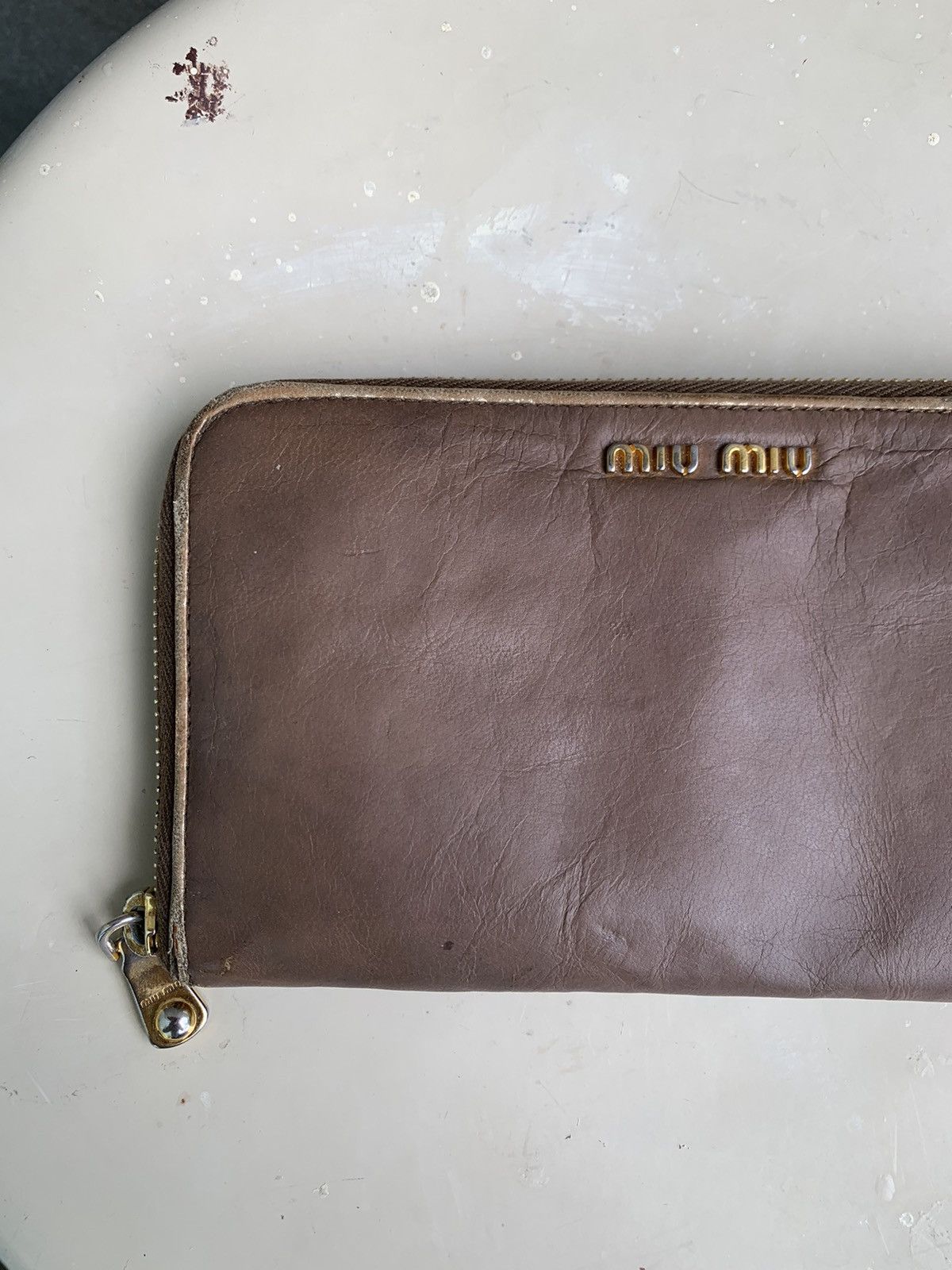 Miu Miu Wrap Around Zip Wallet Size ONE SIZE - 2 Thumbnail