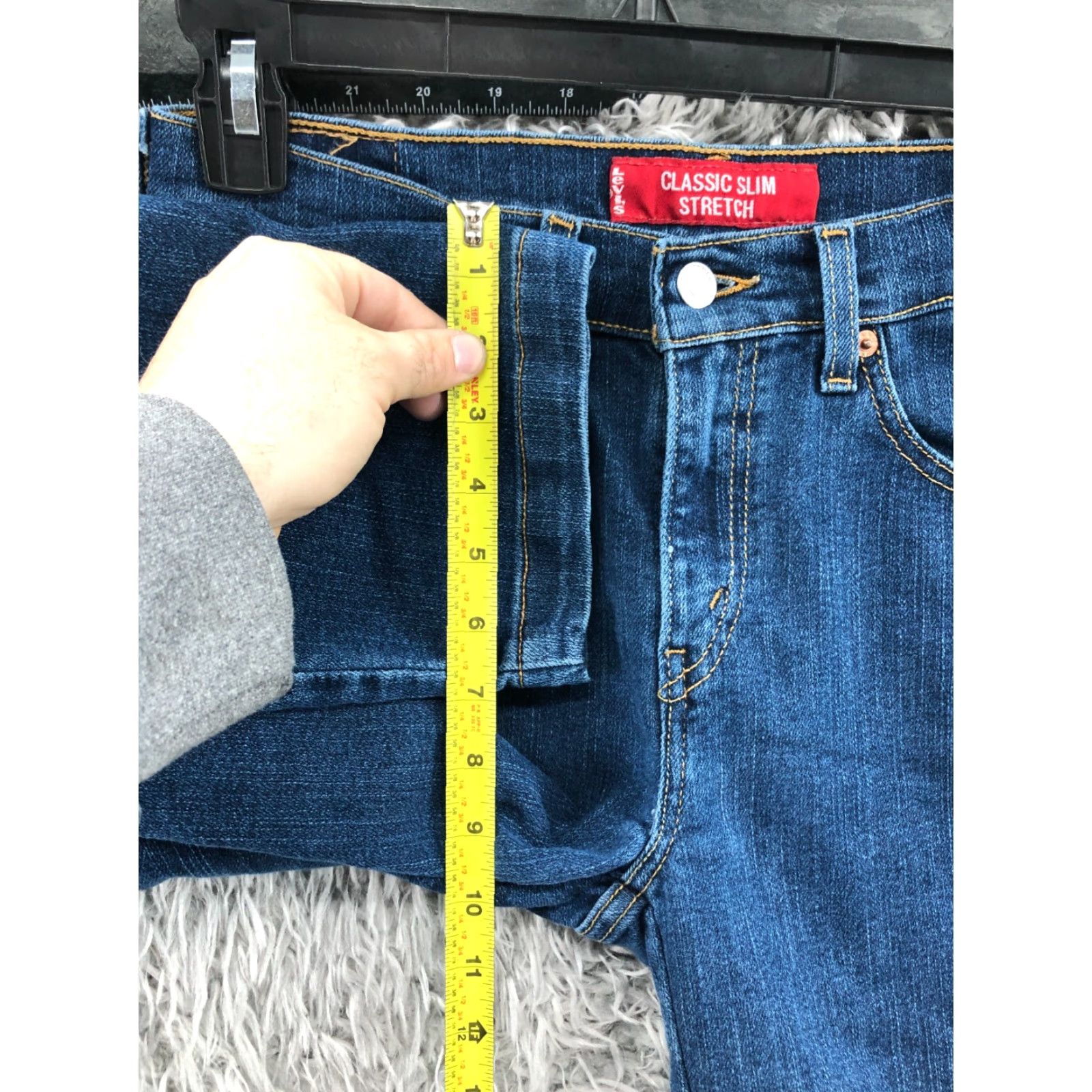 Levi's Levi's Jeans Slim Straight 8 Womens Medium Wash Blue Size 30" / US 8 / IT 44 - 4 Thumbnail