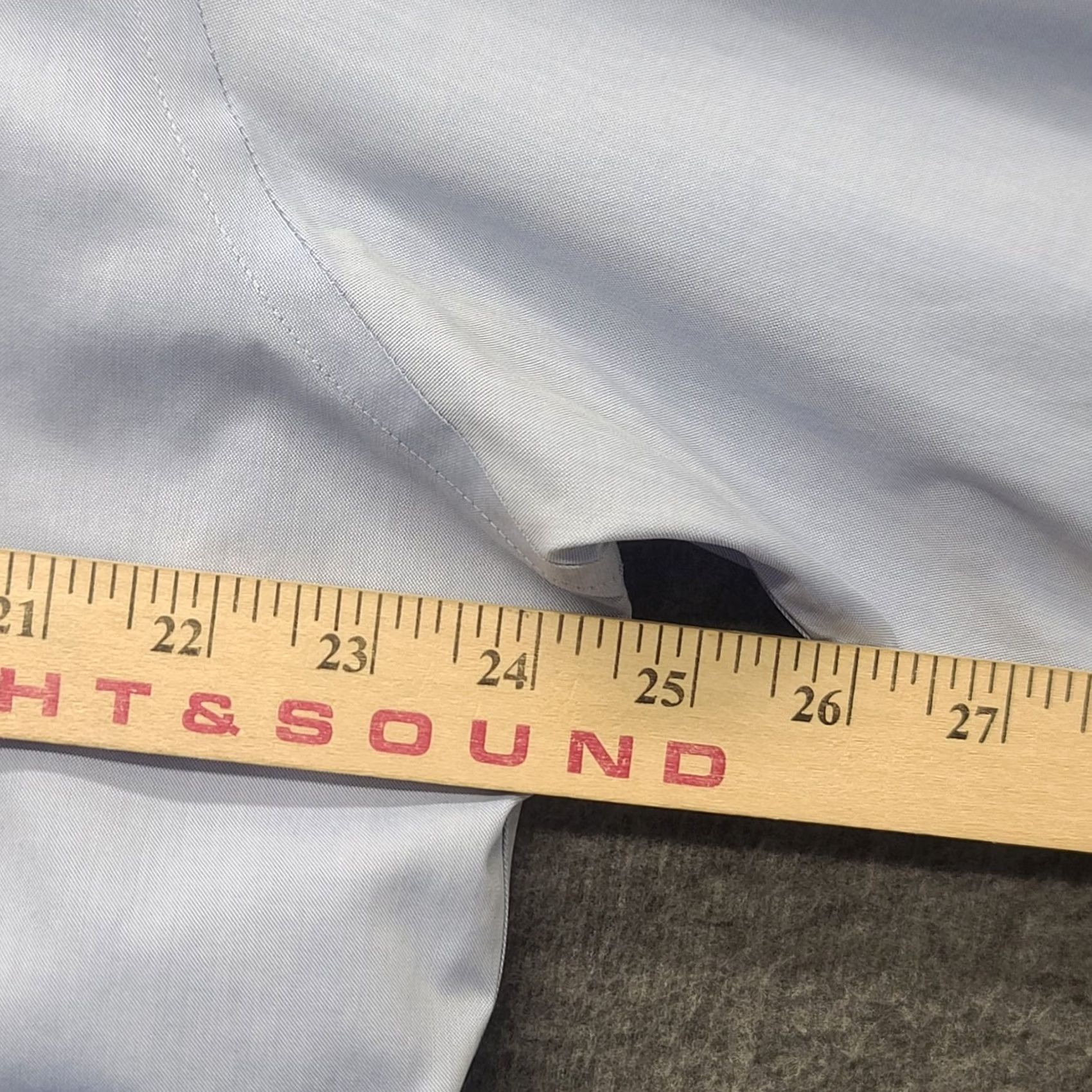 Brooks Brothers Brooks Brothers Shirt Mens 17-4/5 Regent Tailored Fit Non Iron Blue Dress Shirt Blue Button-Up Long Sleeve Casual Business Men Regular Size 17-4/5 Size 46R - 3 Thumbnail