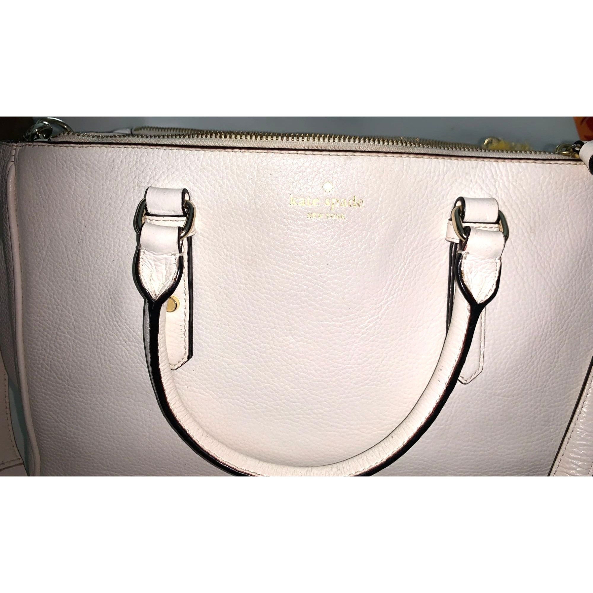 Kate Spade Kate Spade Mulberry Street Off White Pebble Leather Crossbod Size ONE SIZE - 2 Thumbnail