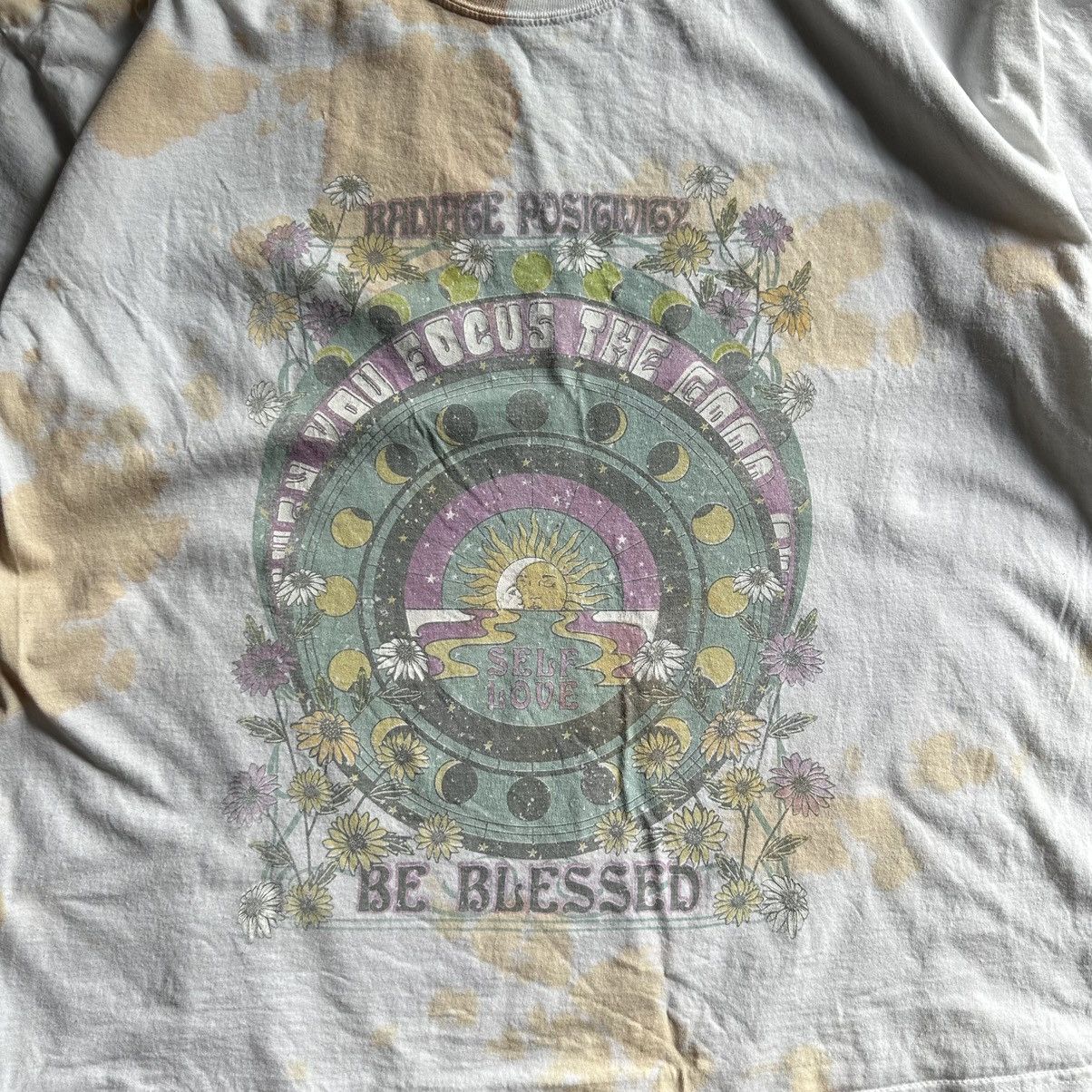 Japanese Brand × Vintage Vintage Japanese Style Paradise Positive Be Blessed T-shirts Size US XL / EU 56 / 4 - 9 Thumbnail