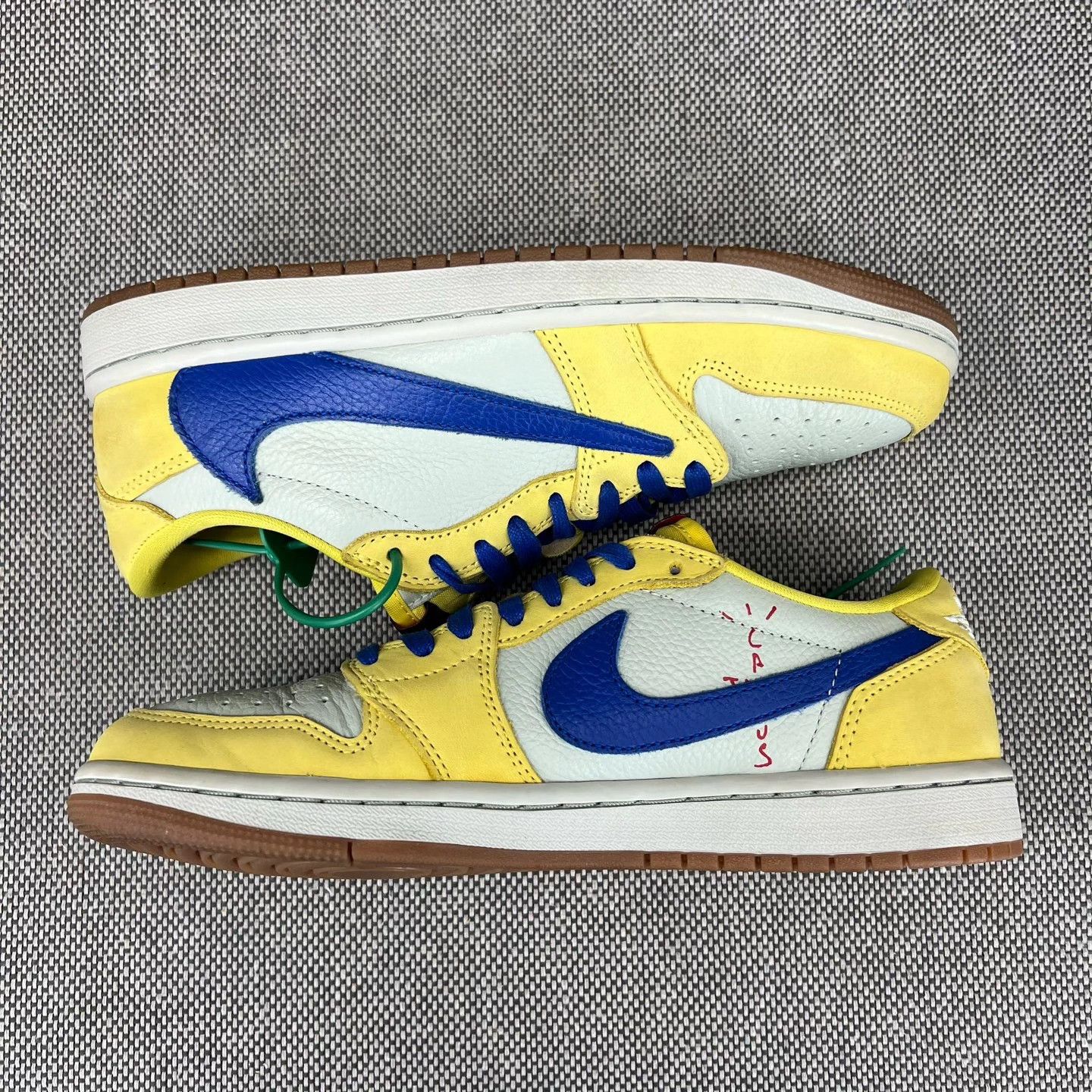 Nike AJ1 Low TS6.0 Yellow Hook 40.5 Size US 7.5 / EU 40-41 - 2 Thumbnail