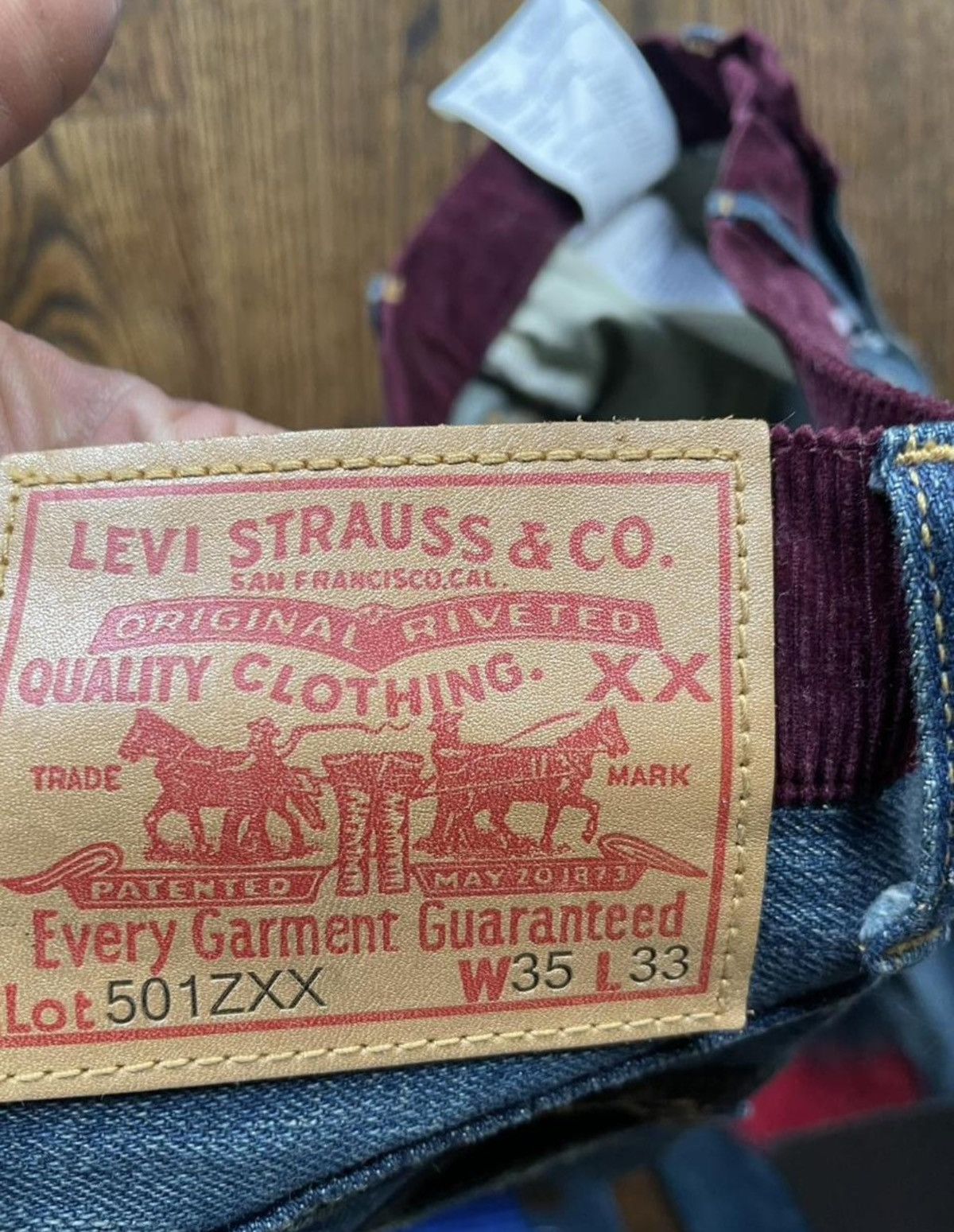 Junya Watanabe × Levi's unya Watanabe MAN x Levi’s patchwork denim super rare piece Size US 32 / EU 48 - 5 Thumbnail