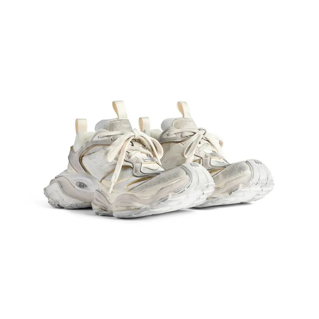 Balenciaga o1la1rc1a0425 Cargo Sneakers in Beige/White Size US 7 / EU 40 - 2 Thumbnail