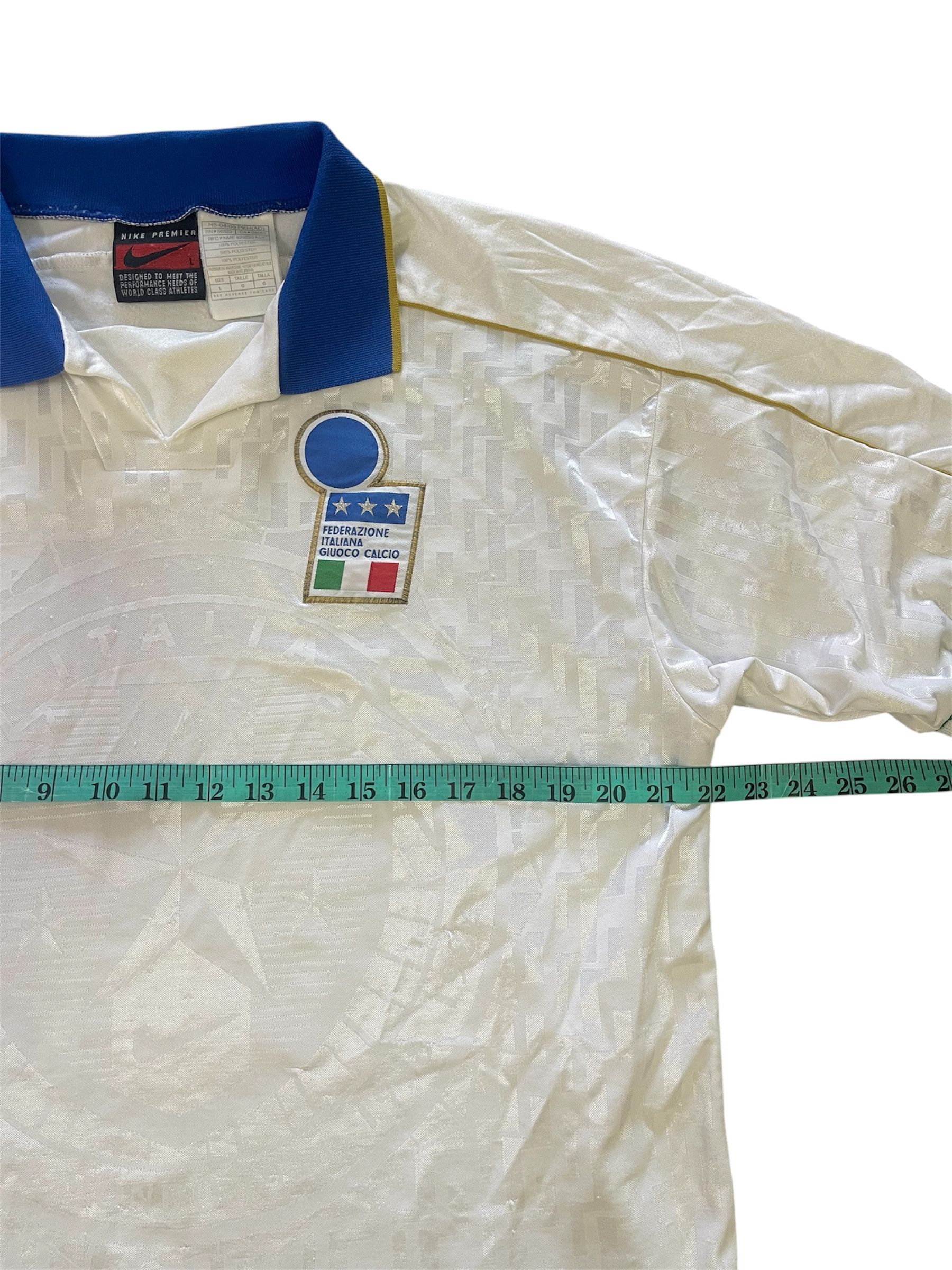 Nike Vintage 1996 Italy Jersey Made in Gt. Britain Size US L / EU 52-54 / 3 - 11 Thumbnail