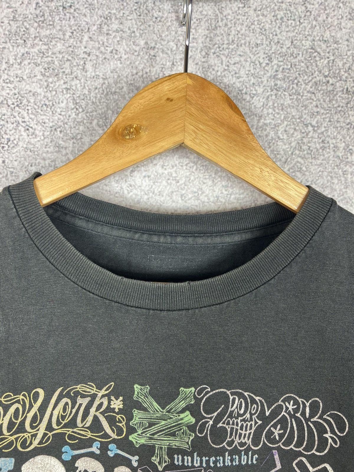 Zoo York Vintage Zoo York Y2K Skull T-Shirt Distressed Tee Size US M / EU 48-50 / 2 - 4 Thumbnail