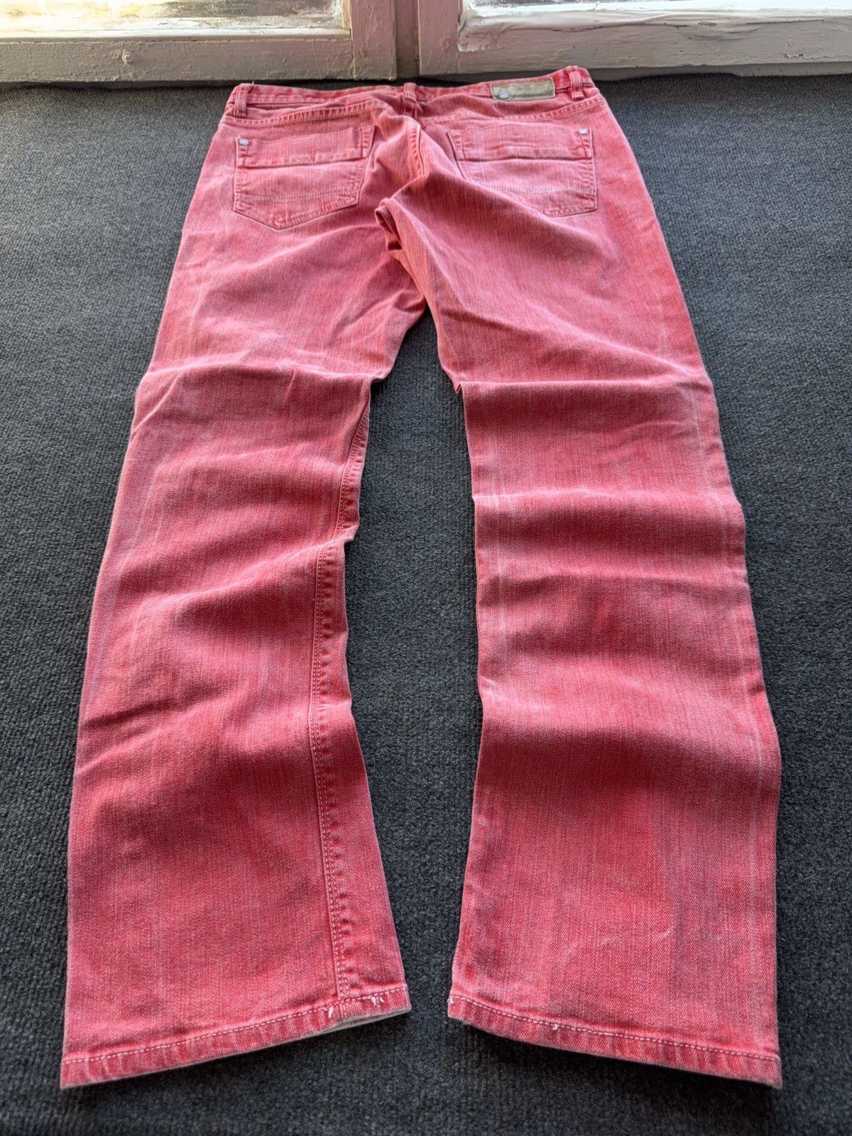 Calvin Klein 00s Calvin Klein Jeans Archive Red Dyed Skinny Denim W34 Size US 34 / EU 50 - 12 Thumbnail