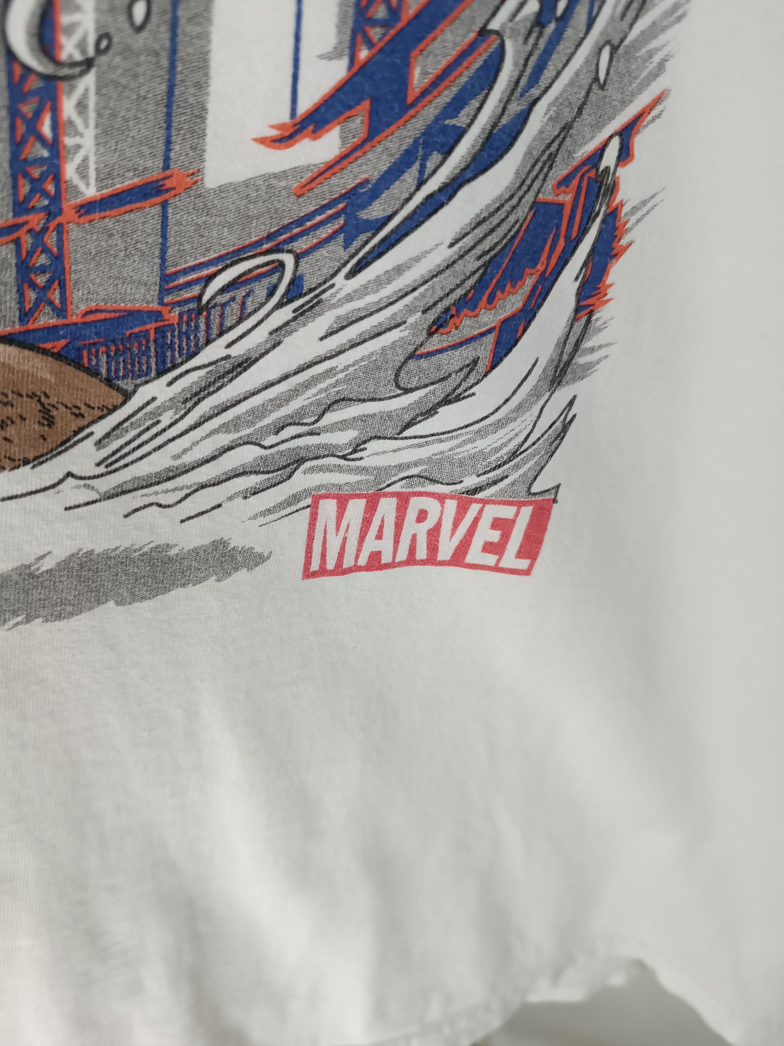 Ford VINTAGE MARVEL X FORD X NEW YORK NETS PROMO TEE thor mlb Size US XL / EU 56 / 4 - 7 Thumbnail