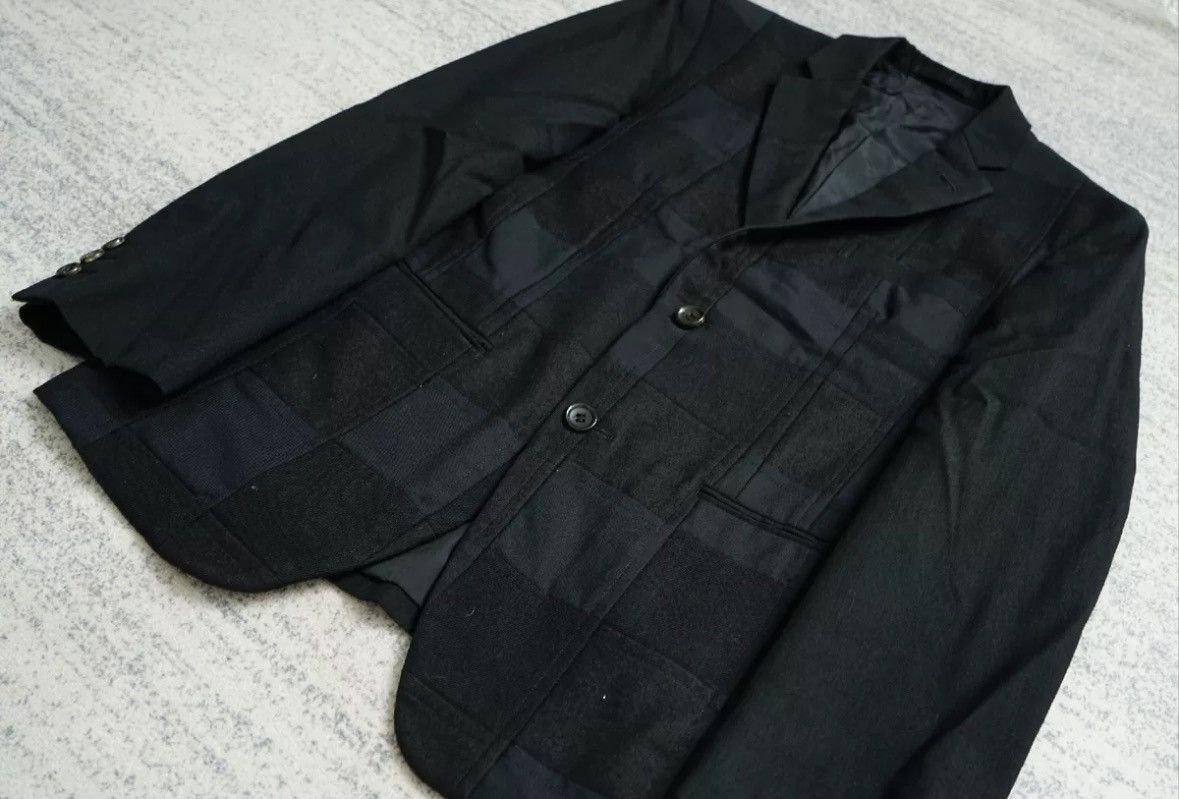 Comme des Garcons Splicing grid suit jacket 2412-Nextarrow Size US S / EU 44-46 / 1 - 3 Thumbnail