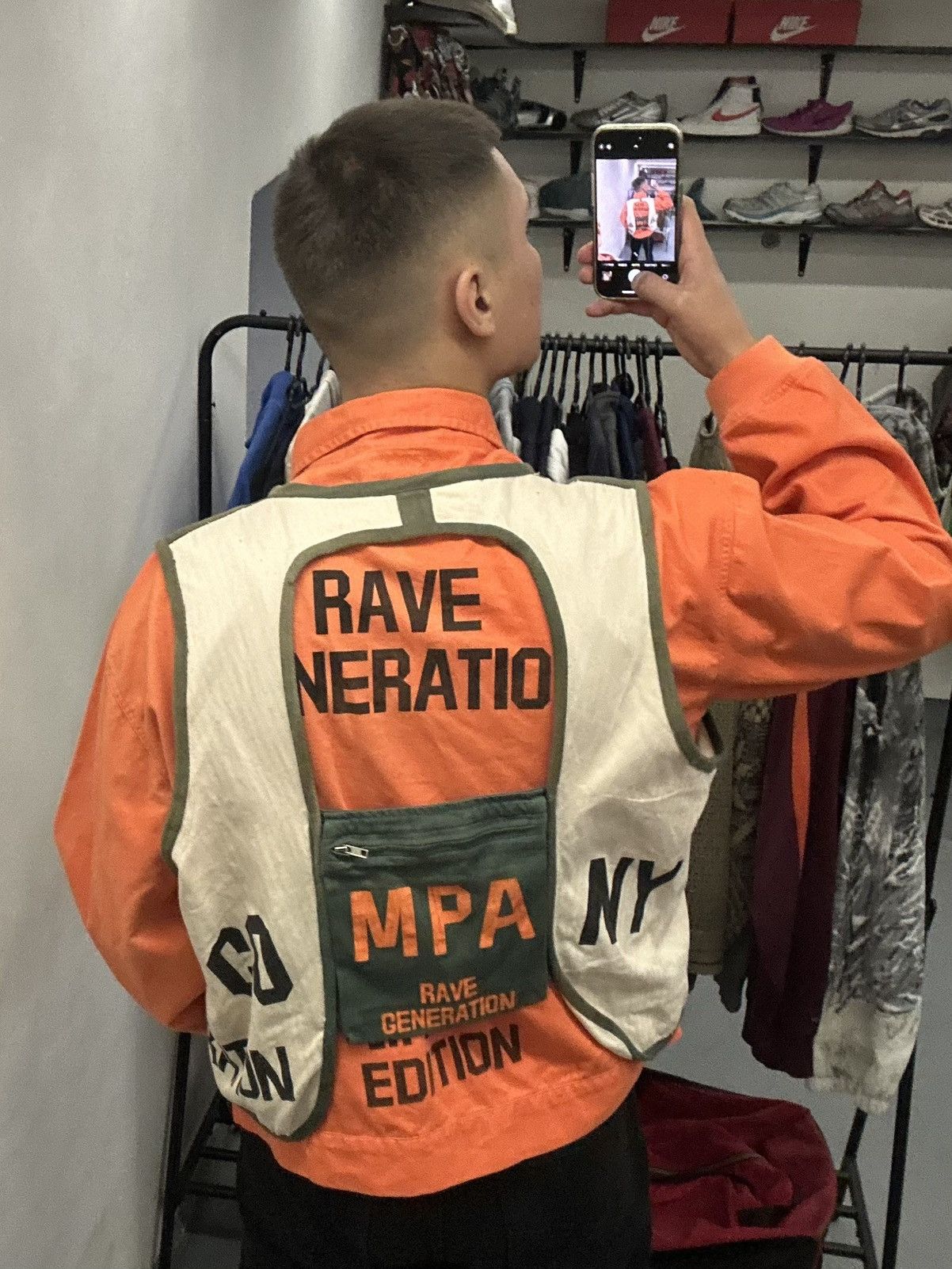 Japanese Brand Rare Vintage Japanese Rave Generation Utility Vest Jacket Size US L / EU 52-54 / 3 - 5 Thumbnail