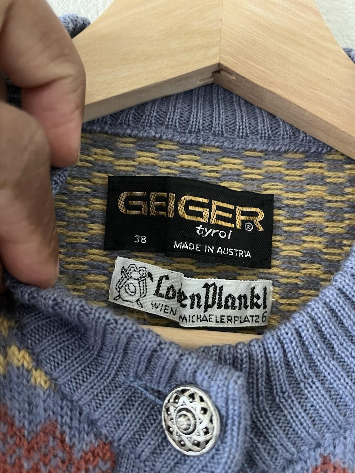 John Geiger Geiger Tyrol Austria Wool Cardigan Sweater Size 38 Size M / US 6-8 / IT 42-44 - 2 Thumbnail
