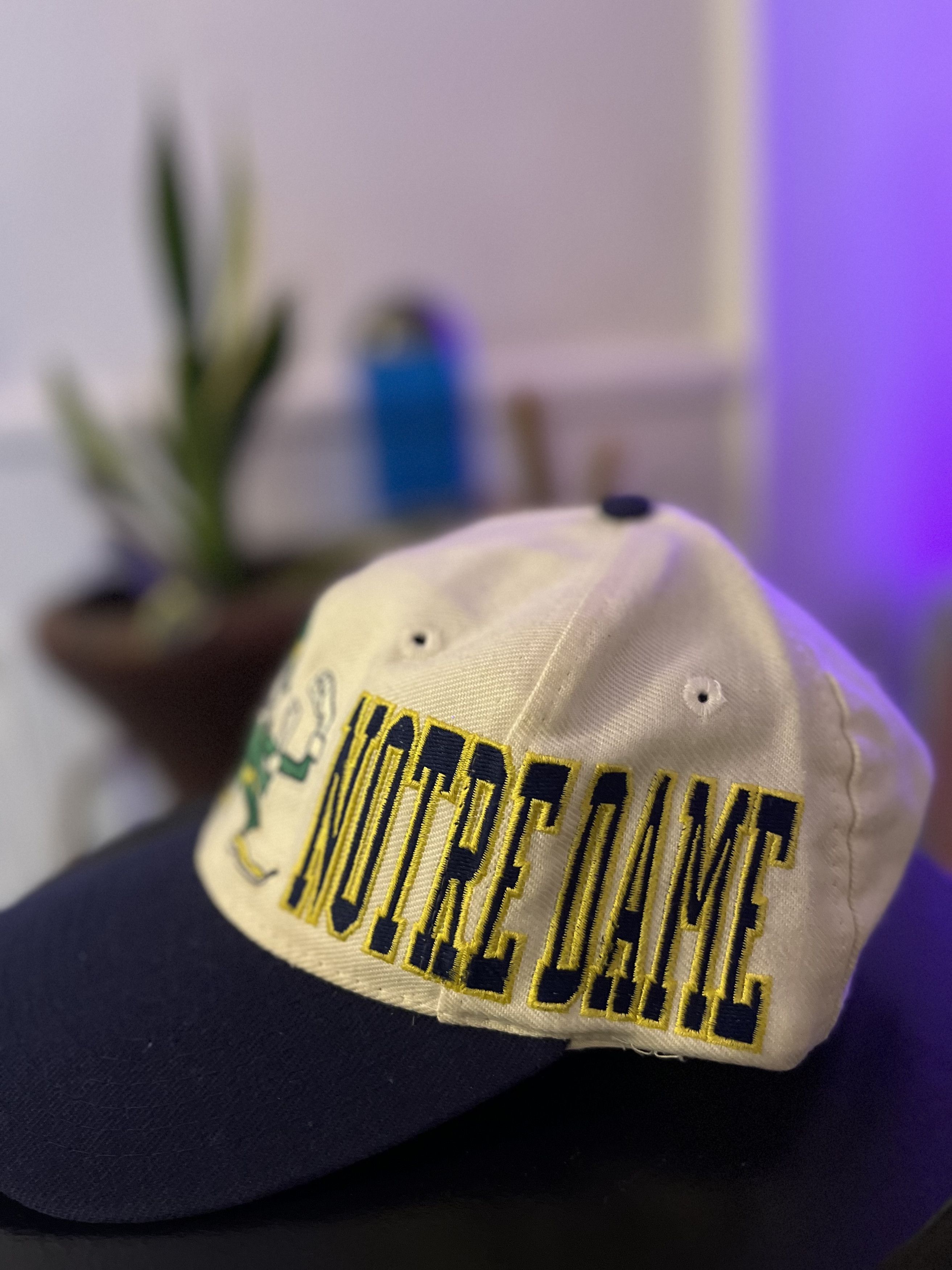 Apex One Notre Dame ApexOne Vintage Snapback Hat Cap 90s Size ONE SIZE - 6 Thumbnail