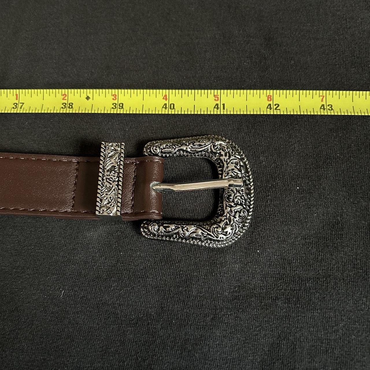 Japanese Brand × Vintage Y2K 2000s Style Coffee Brown Classic Western Belt Size ONE SIZE - 6 Thumbnail