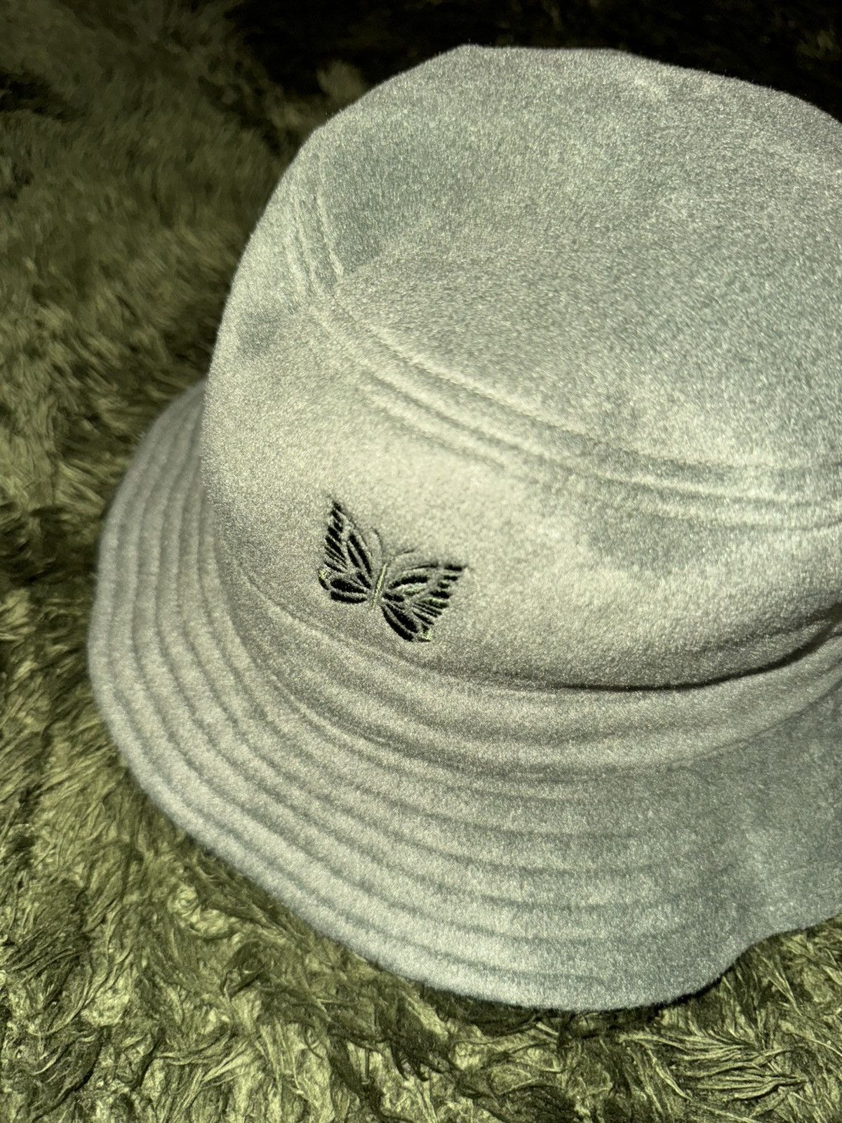 Needles [L] Needles Poly Fleece Embroidered Logo Bucket Hat Green Size ONE SIZE - 2 Thumbnail