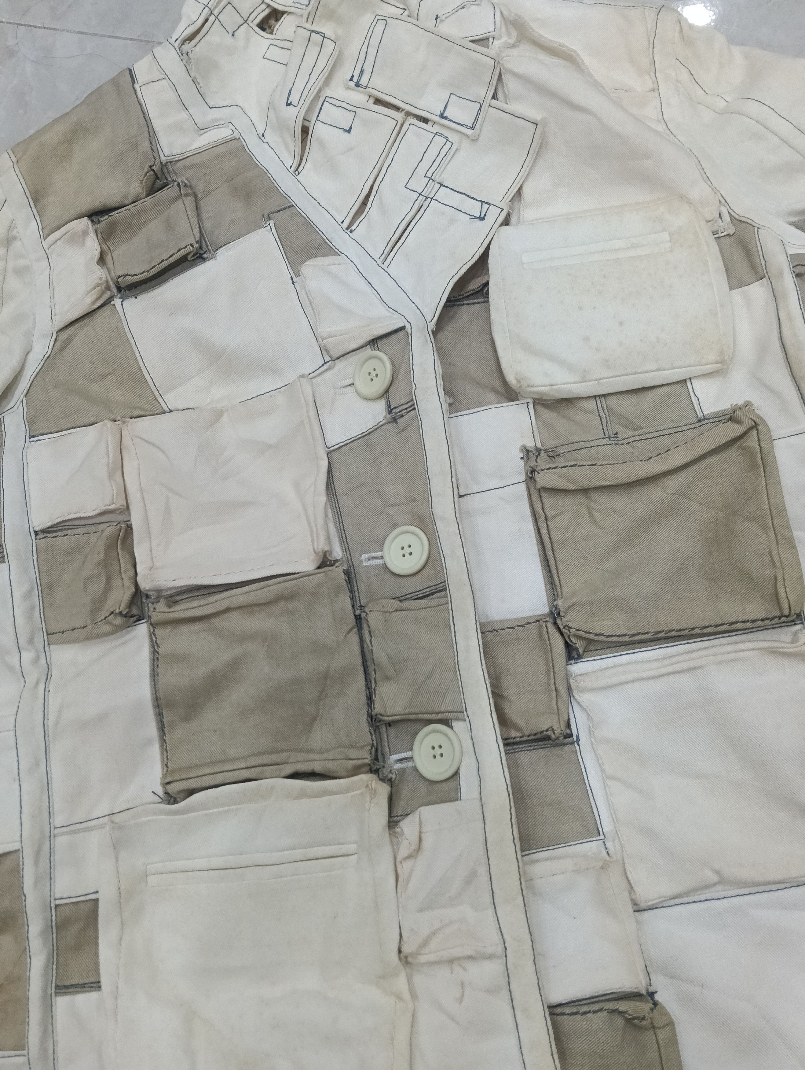 Junya Watanabe Unbranded Japanese Patchwork Like Junya WatanabeDesign Size M / US 6-8 / IT 42-44 - 4 Thumbnail