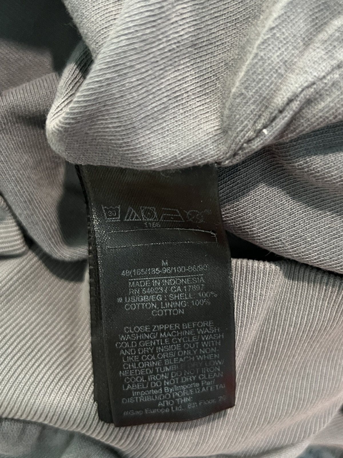 Balenciaga × Gap × Yeezy Yeezy Gap Zip Up Hoodie Poetic Grey Medium Size US M / EU 48-50 / 2 - 5 Thumbnail