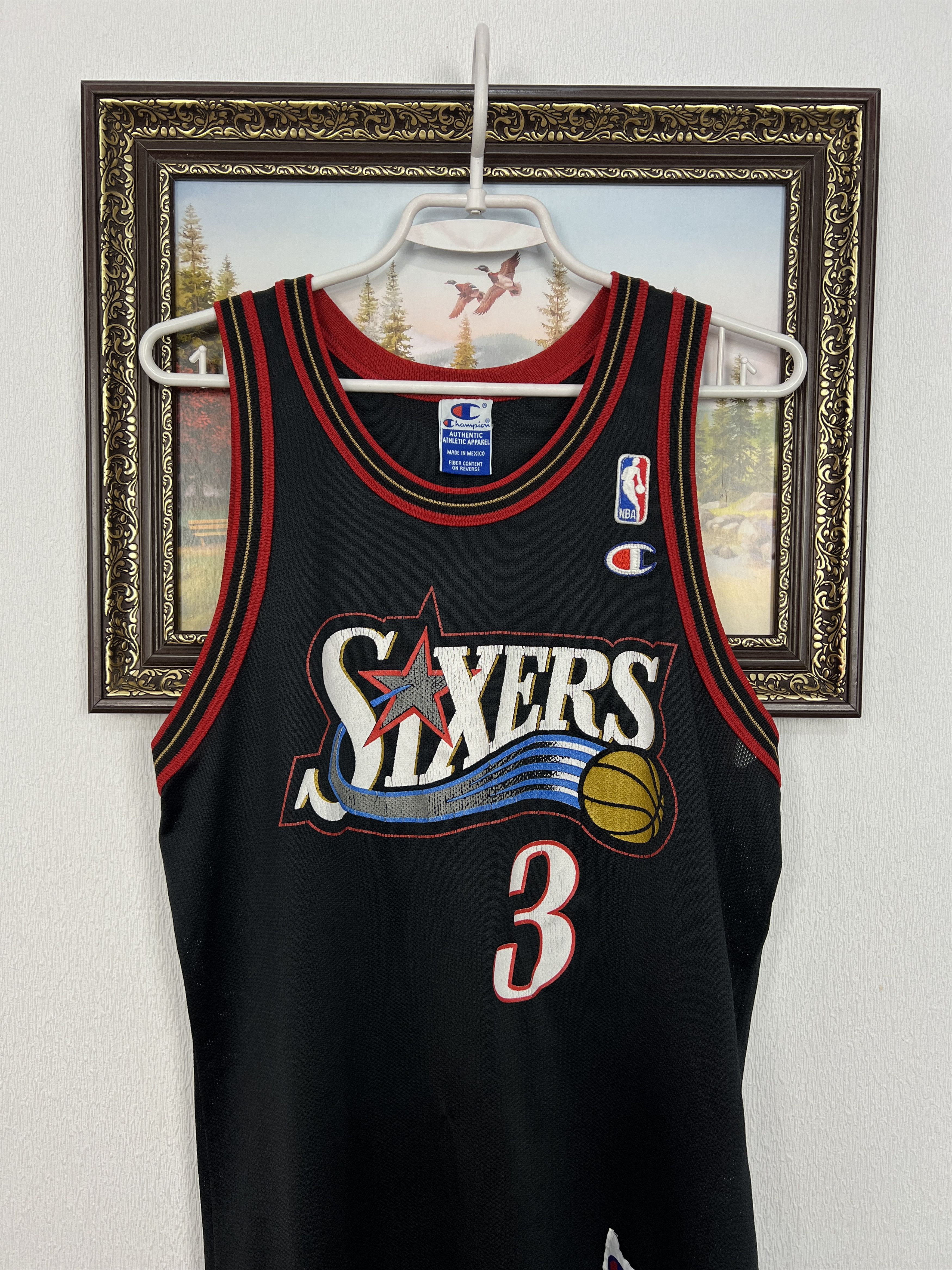 Champion Vintage 76ers Philadelphia Sixers Allen Iverson NBA Jersey Size US M / EU 48-50 / 2 - 2 Thumbnail