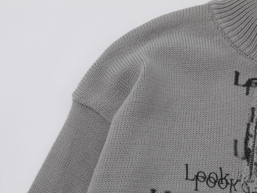 Japanese Brand Letter Graphic Vintage Sweaters Unisex Size US M / EU 48-50 / 2 - 5 Thumbnail