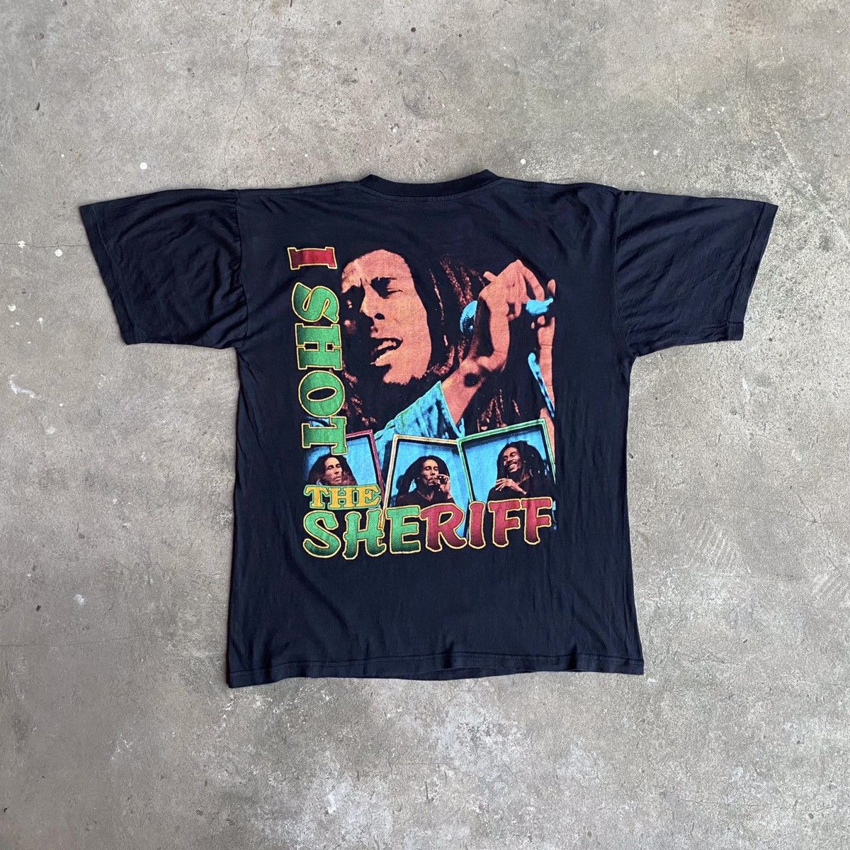 Rap Tees × Vintage Vintage 90s Bob Marley Bootleg T-Shirt Size US XXL / EU 58 / 5 - 4 Thumbnail
