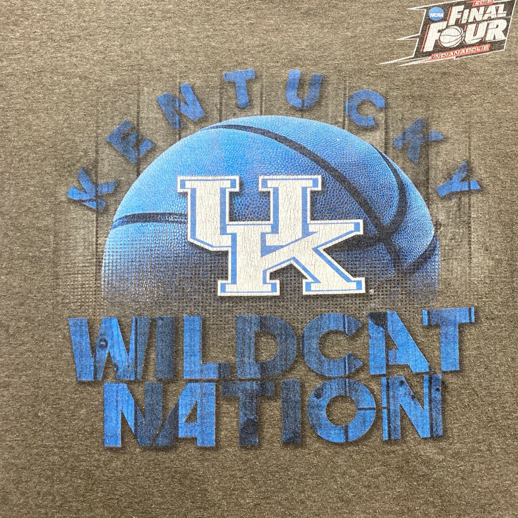 Adidas Kentucky Wildcats Shirt Adidas Mens XL Gray Final Four NCAA Basketball College UK KY Size US XL / EU 56 / 4 - 2 Thumbnail