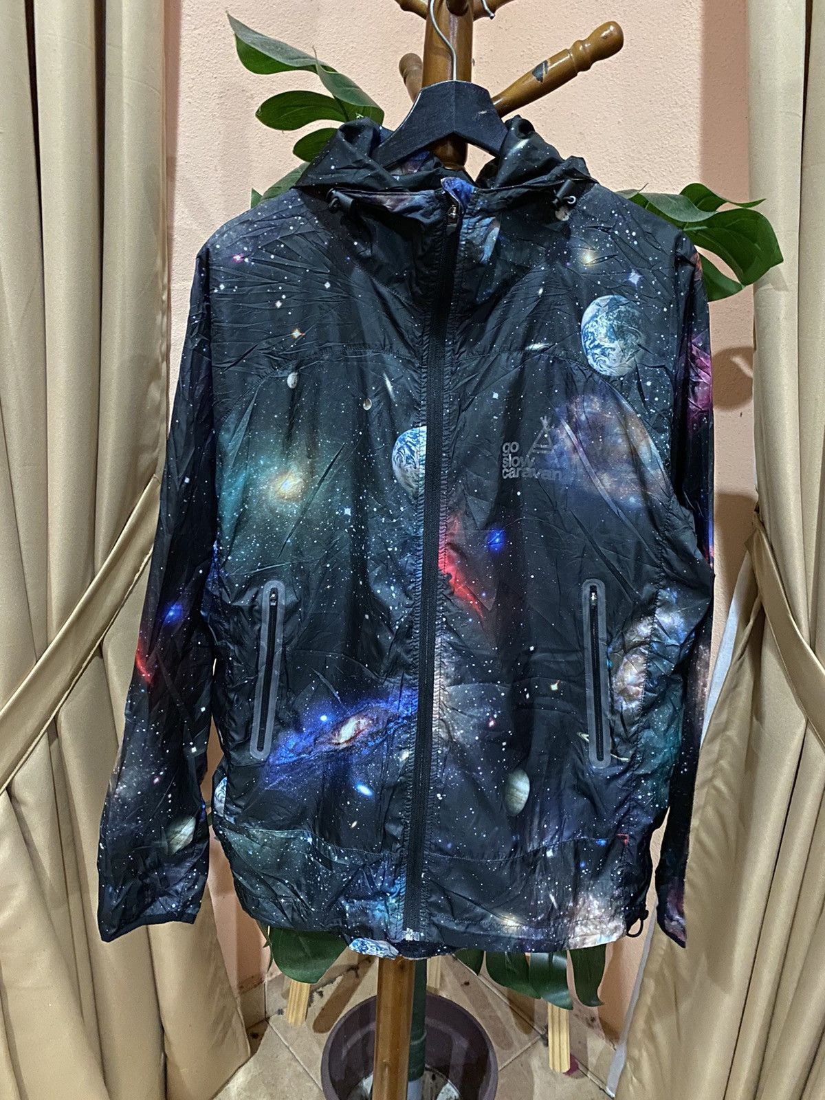 go slow caravan Go Slow Caravan Galaxy Print Jacket SpaceInspire Lightweight Size US L / EU 52-54 / 3 - 1 Thumbnail