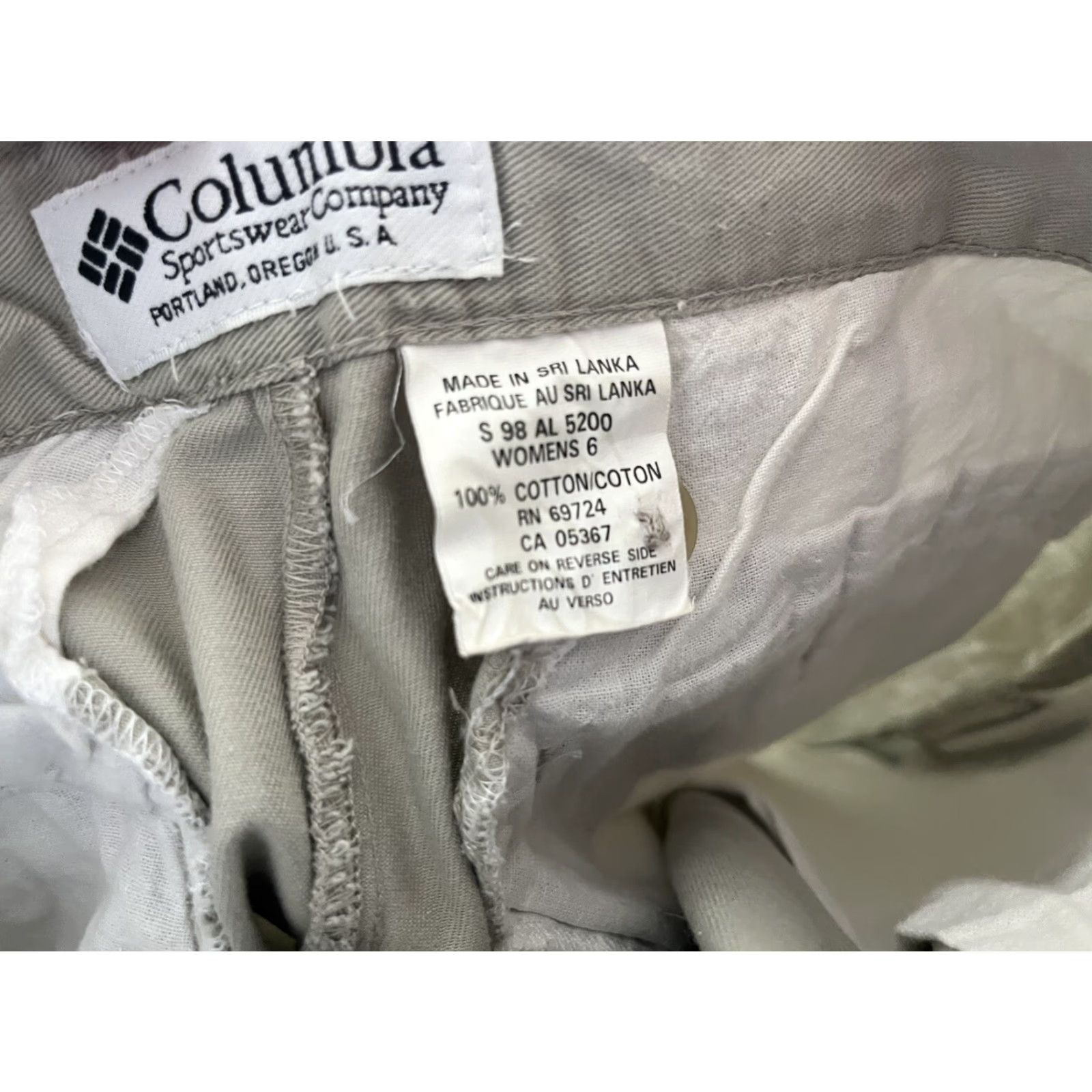 Vintage VINTAGE Columbia cargo skirt tan Y2K shorts and skirt combo sz 6 Size 28" / US 6 / IT 42 - 4 Thumbnail