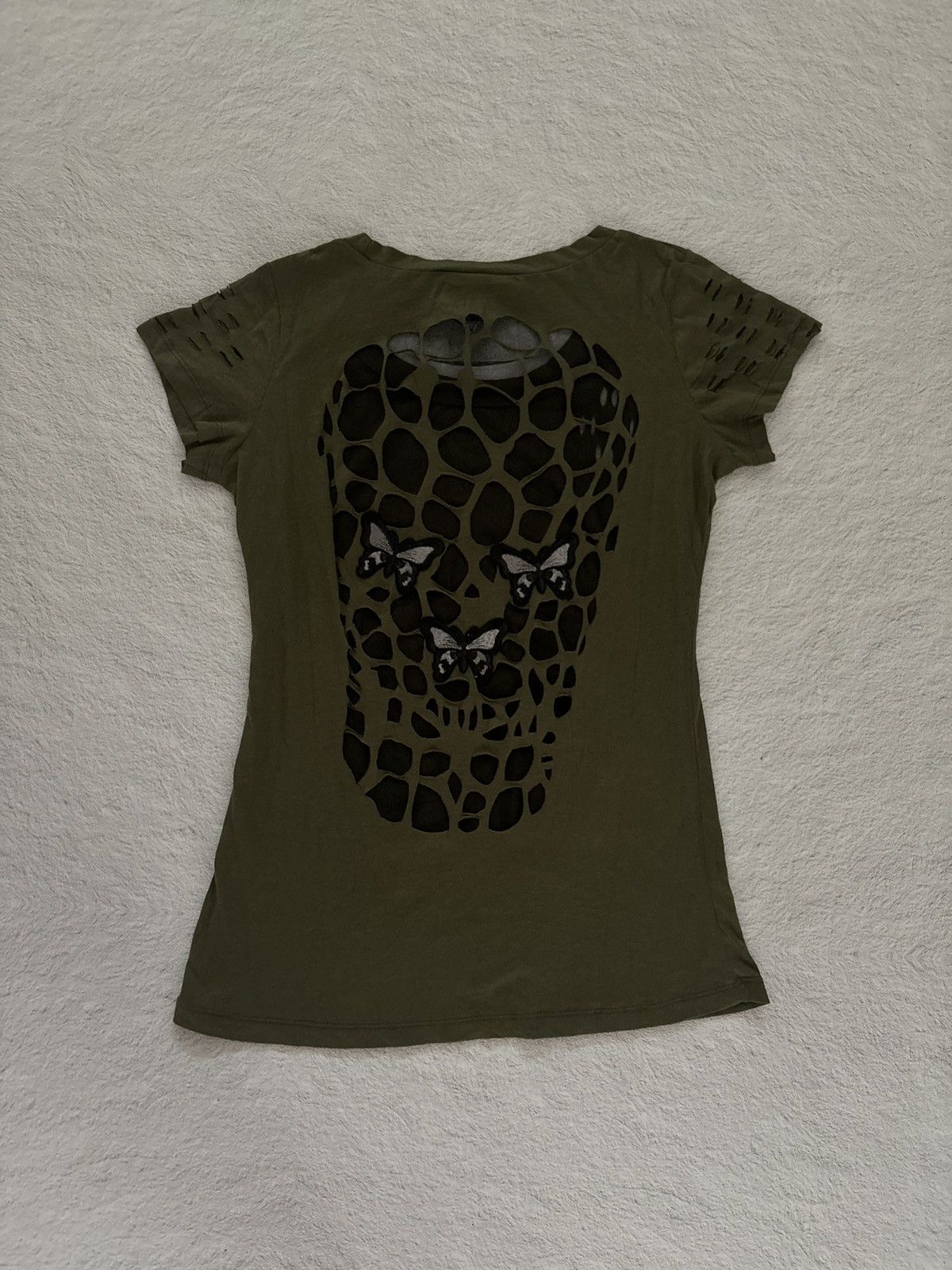 Hysteric Glamour Y2k skull rose ifsixwasnine punk style tshirt Size M / US 6-8 / IT 42-44 - 5 Thumbnail