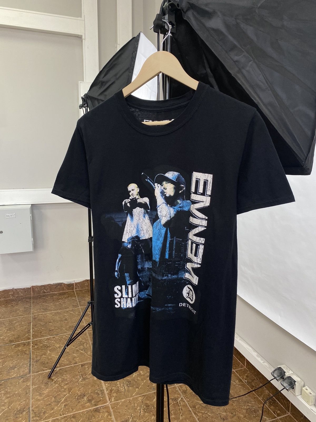 Eminem 🇺🇸🎤Vintage Eminem 2014 Slim Shady T-Shirt Rare Retro Y2K Hype Size US M / EU 48-50 / 2 - 1 Thumbnail