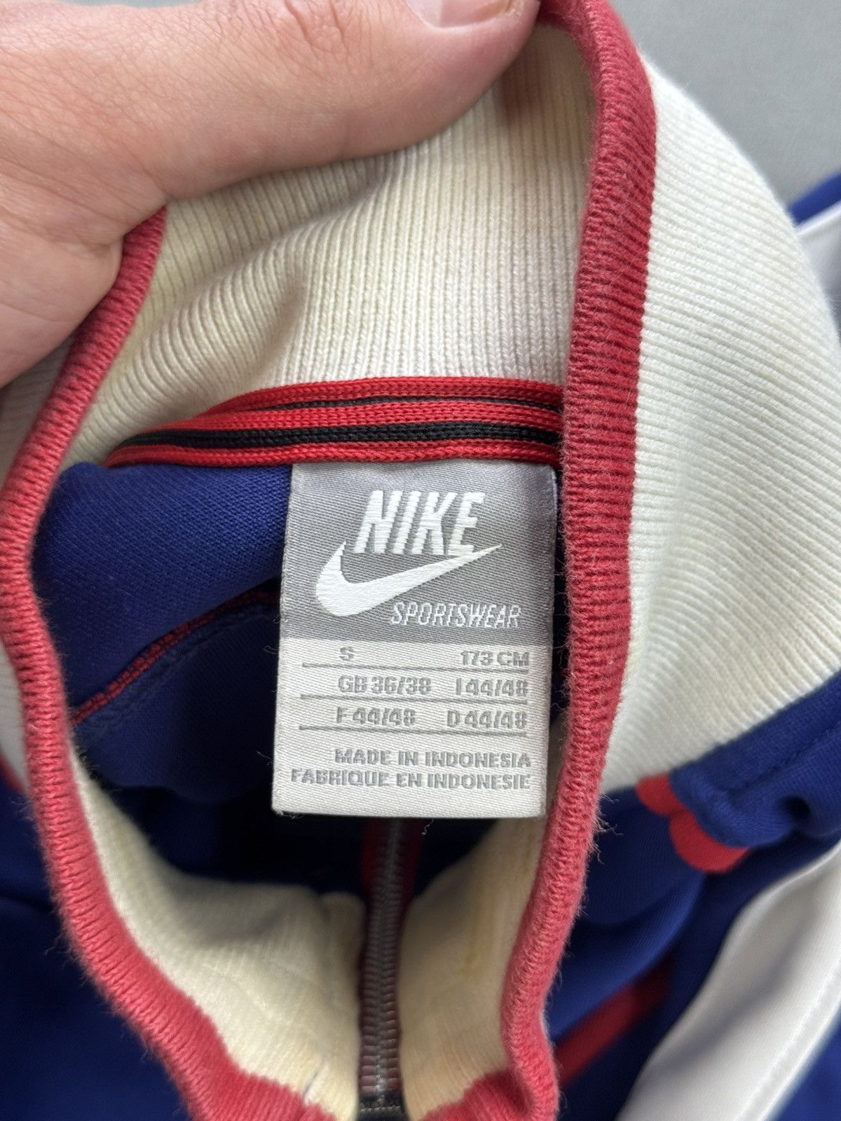 Nike Nike Manchester United Blue Track Jacket Full Zip Size US S / EU 44-46 / 1 - 4 Thumbnail