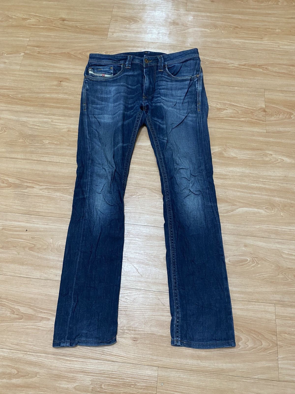 Diesel × Vintage Diesel industry skinny jeans faded style Size US 33 - 1 Thumbnail