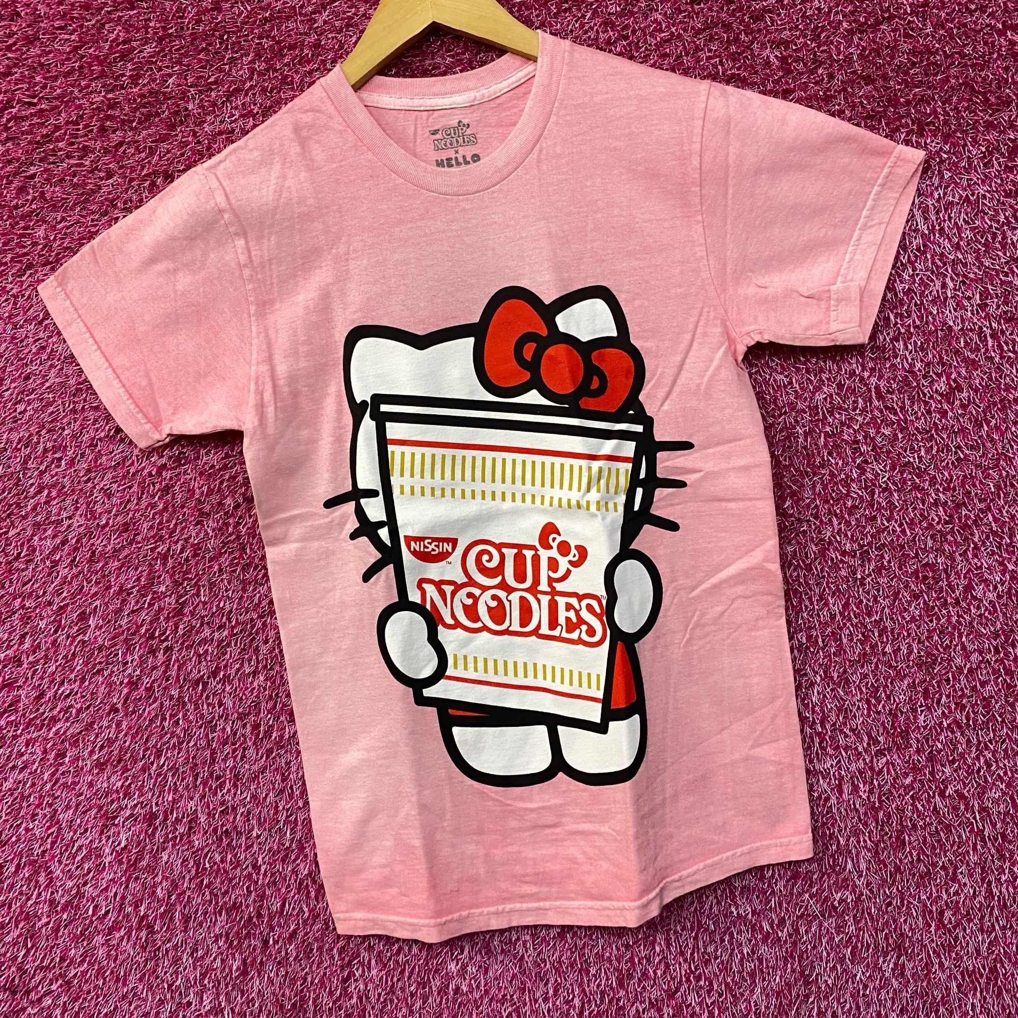 Other Sanrio Hello Kitty x Nissin Cup Noodles Pink T-Shirt Small Size US S / EU 44-46 / 1 - 3 Thumbnail