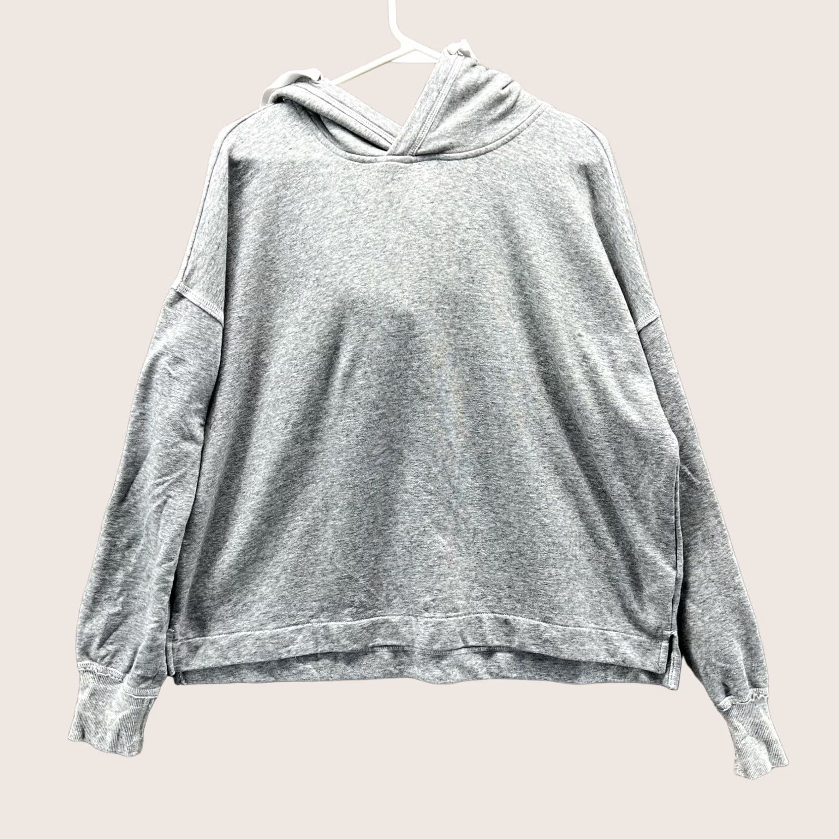 Abercrombie & Fitch VINTAGE Abercrombie & Fitch Hoodie Sweatshirt Mens XL Gray Pullover Drawstring Hood Size US XL / EU 56 / 4 - 1 Thumbnail