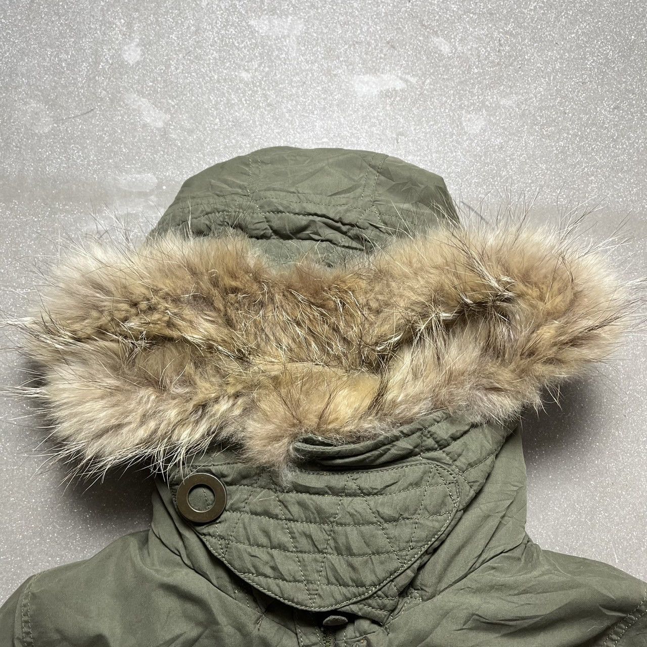 If Six Was Nine × Japanese Brand × Le Grande Bleu (L.G.B.) SLY Product Fur Parka Cargo Jacket Size US S / EU 44-46 / 1 - 5 Thumbnail