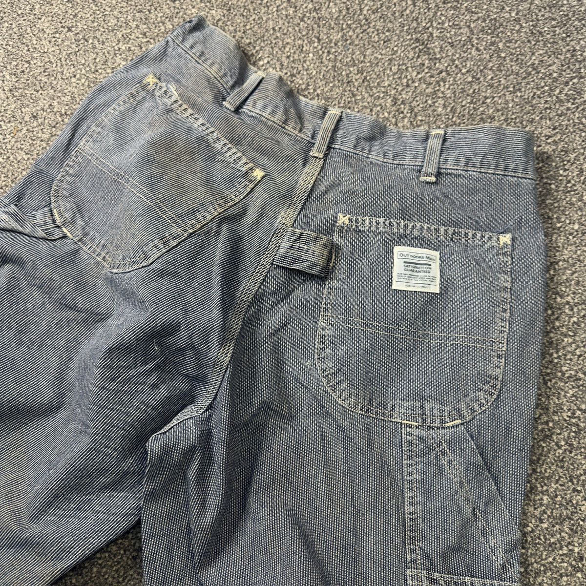 Japanese Brand Vintage 90s Blue Way Carpenter Pants y2k Style Size US 32 / EU 48 - 7 Thumbnail