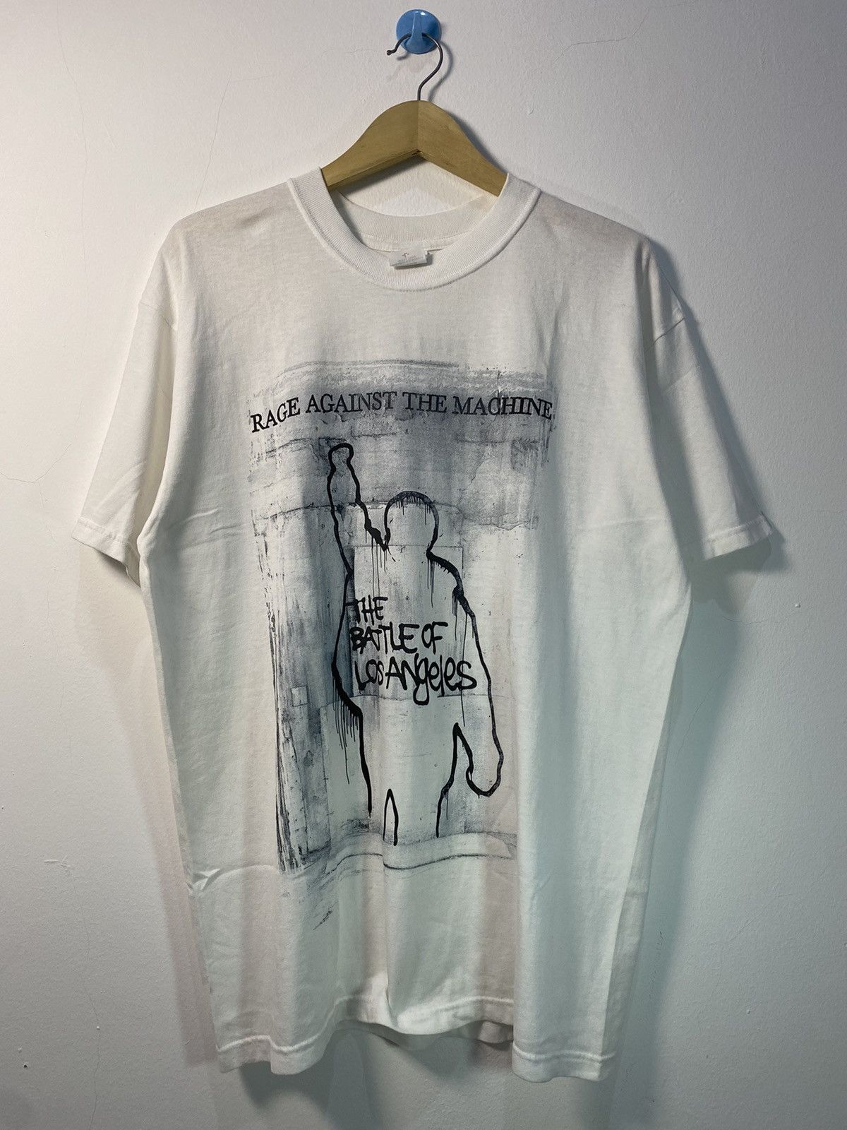 Band Tees Vintage rage against the machine Size US L / EU 52-54 / 3 - 1 Thumbnail
