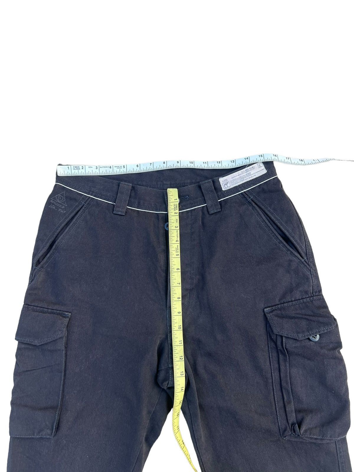 Vintage Vintage ILA VEE DUB Japan Poem Parachute Cargo Short Pant Size US 31 - 3 Thumbnail