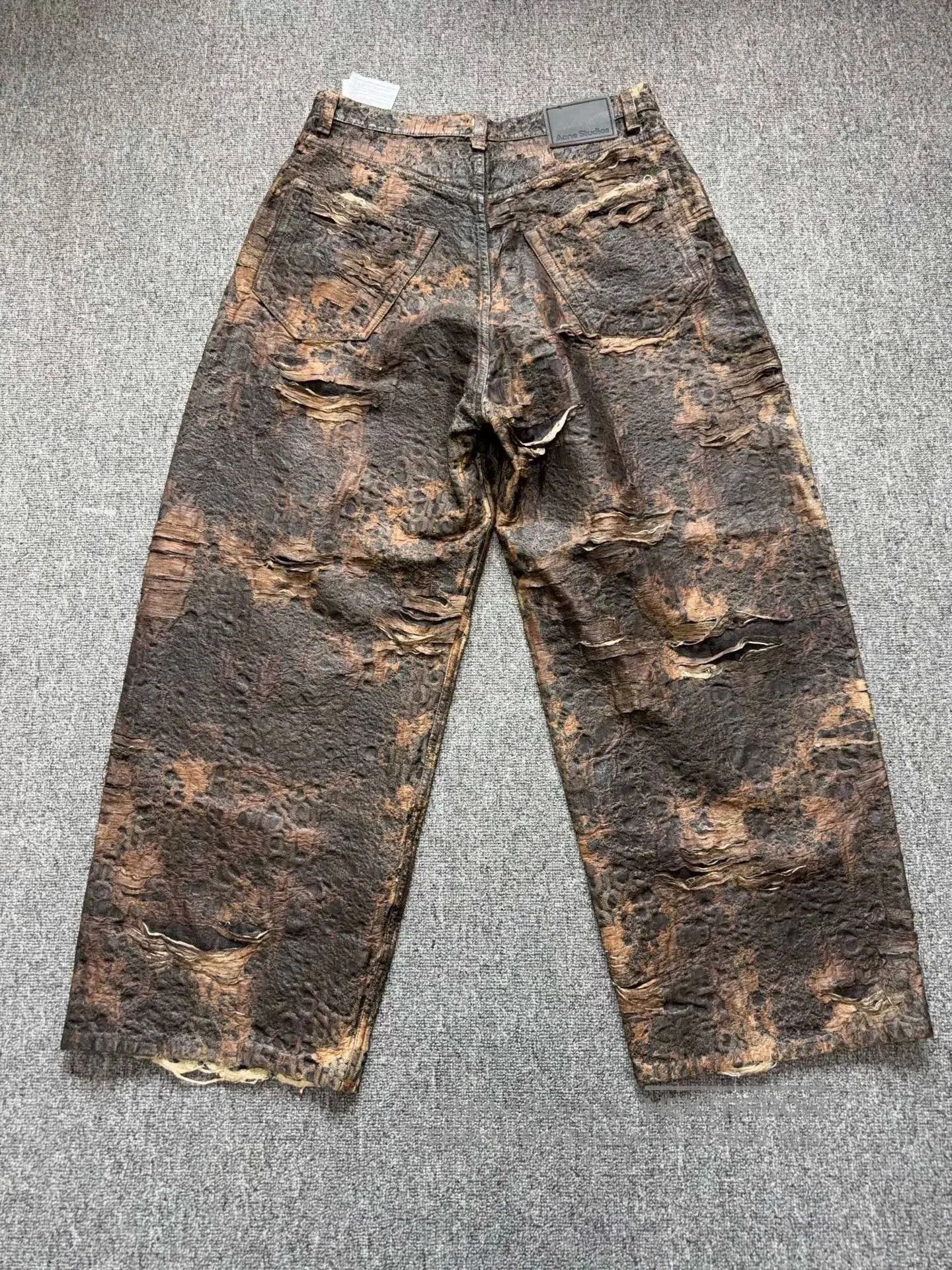 Acne Studios acne studios vintage print straight-leg jeans. Size US 30 / EU 46 - 2 Thumbnail