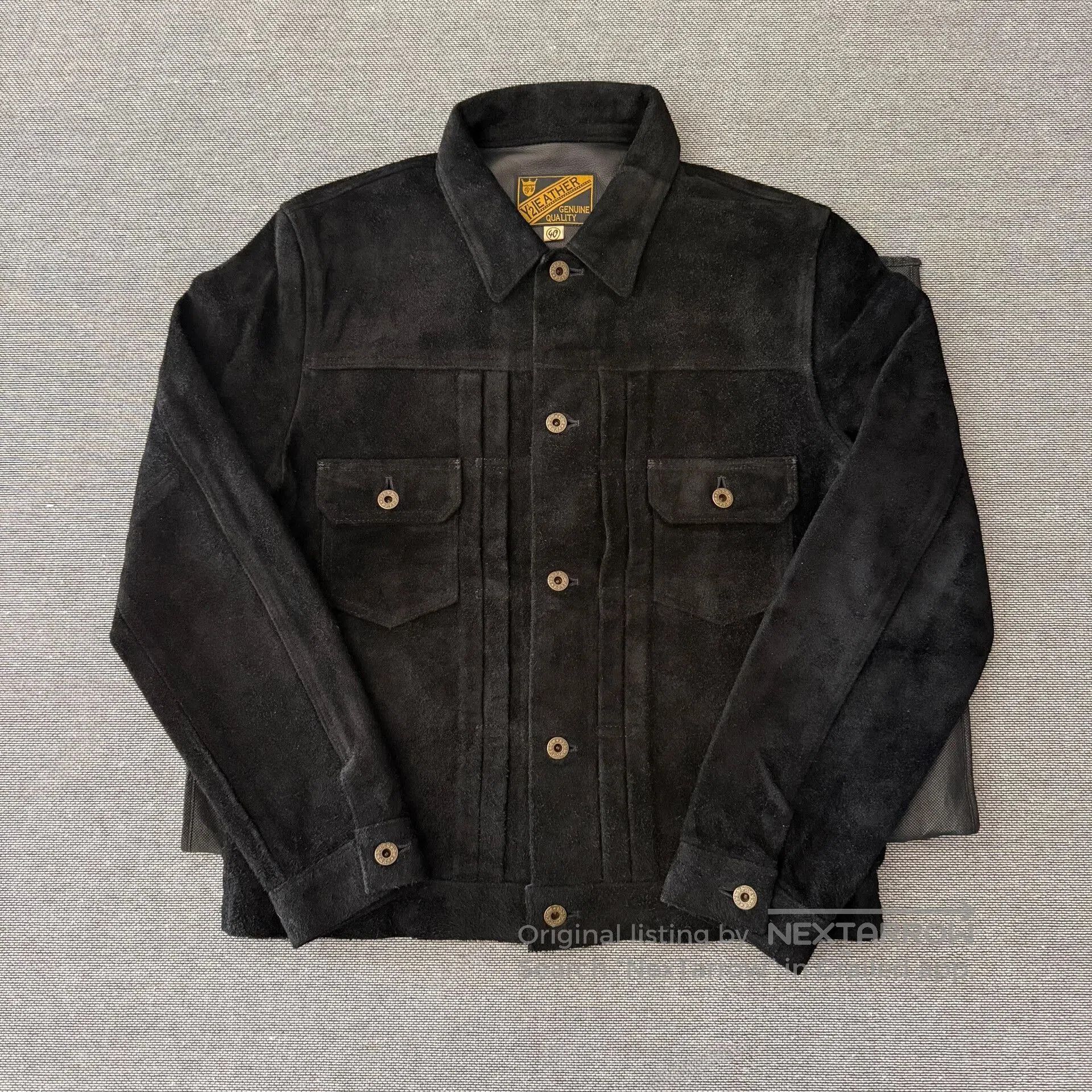 Y'2 Leather Y'2 Leather Black Suede Leather Jacket. Size US XXS / EU 40 - 1 Thumbnail