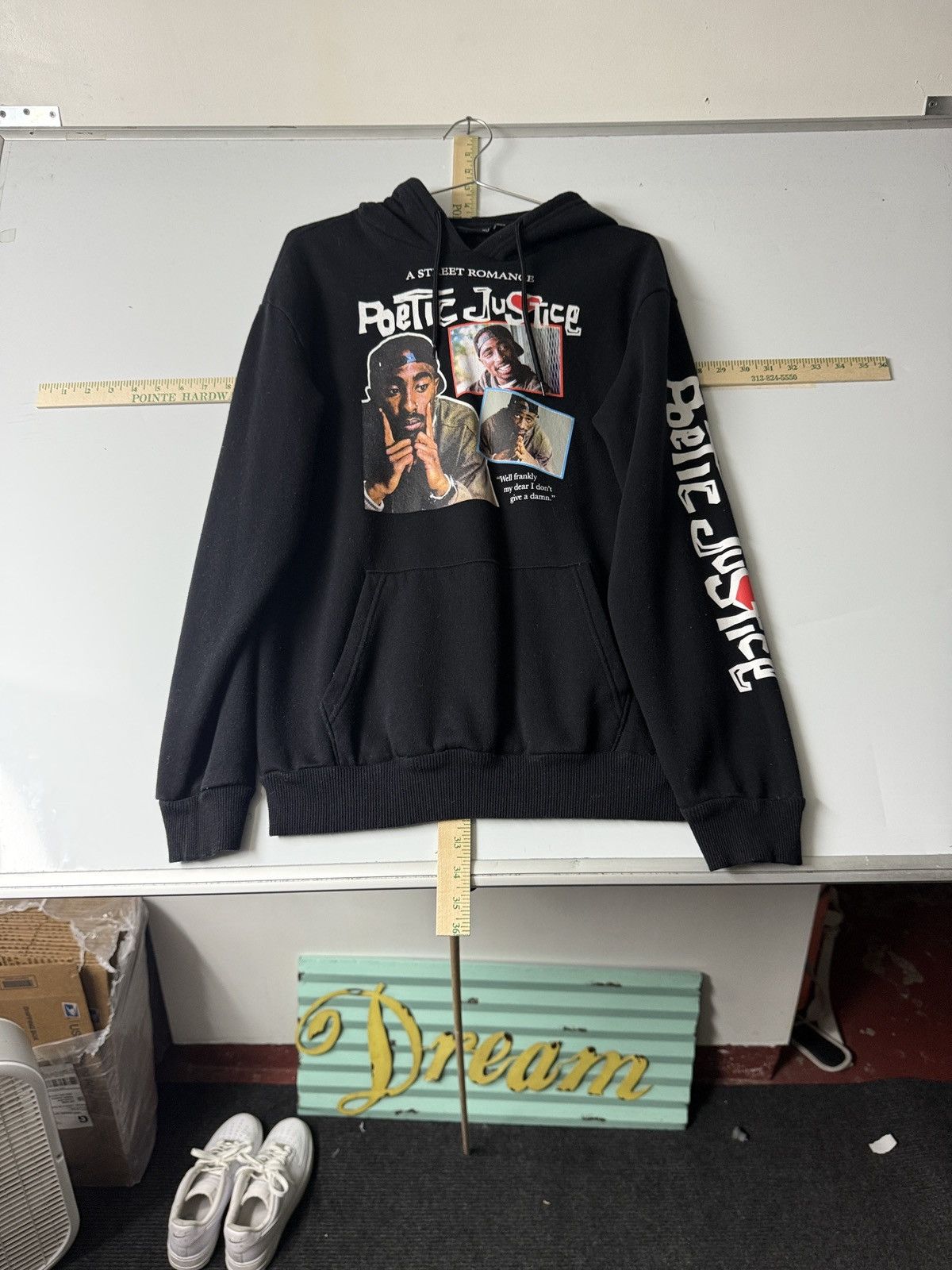 Chemistry VINTAGE 2-PAC - Poetic Justice Men’s S - Rare Black Hoodie Size US S / EU 44-46 / 1 - 4 Thumbnail
