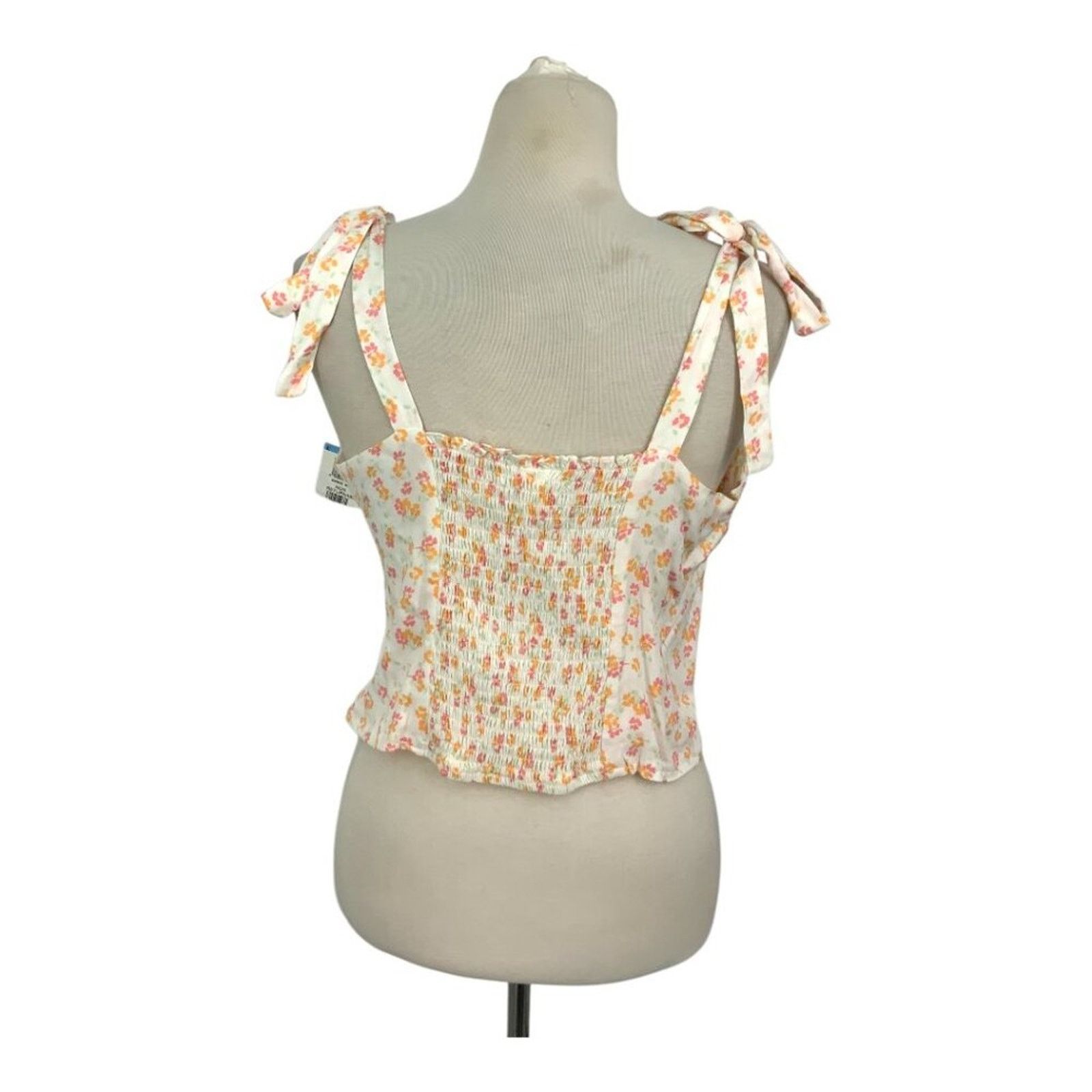 BP. Bp Floral Tie Strap Corset Top Size Large NWOT $29 MSRP Size L / US 10 / IT 46 - 8 Thumbnail
