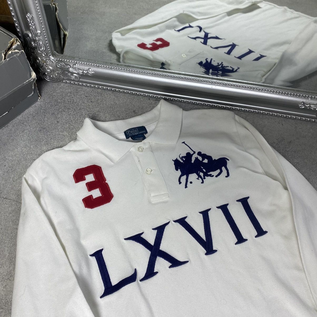 Polo Ralph Lauren Vintage Long Sleeve Polo Ralph Lauren PRL #3 Big Logo Size US M / EU 48-50 / 2 - 3 Thumbnail