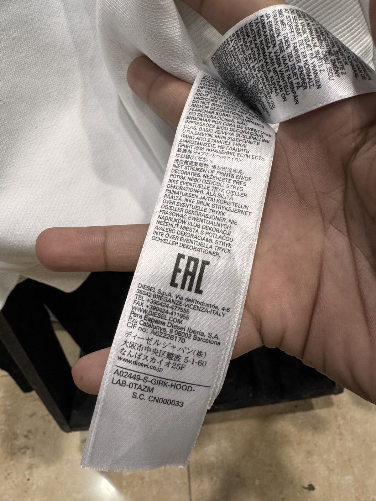 Diesel DIESEL PULLOVER HOODIE DIE S FOR SUCCSES PATCH DESIGN Size US L / EU 52-54 / 3 - 8 Thumbnail