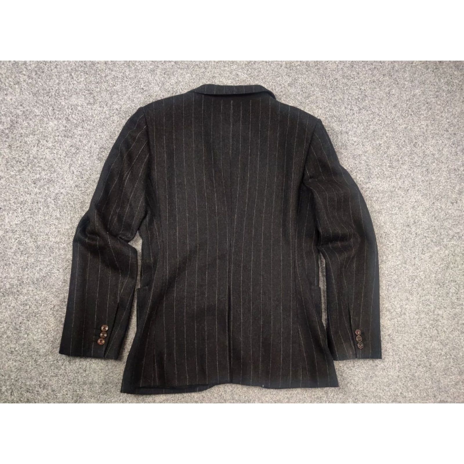 Polo Ralph Lauren VINTAGE Polo Ralph Lauren Black Wool Blend Pin Stripe Sports Blazer Jacket M Men XS? Size US M / EU 48-50 / 2 - 6 Thumbnail