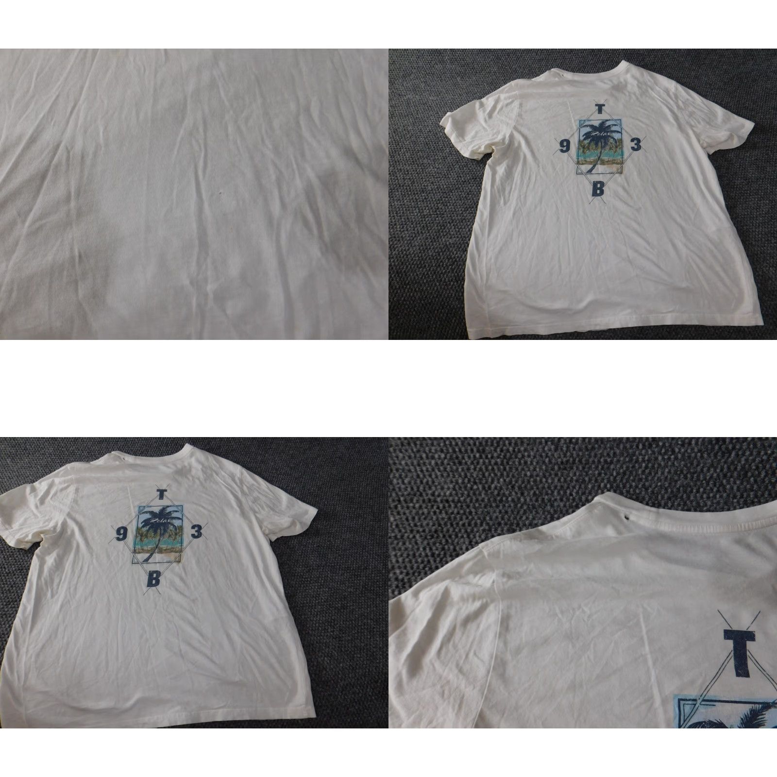 Tommy Bahama Tommy Bahama Shirt L White Marlin Mens Logo Classic Graphic Island Tropical Short Sleeve Crew Neck T-Shirt Mens Logo Vintage None Size US L / EU 52-54 / 3 - 8 Thumbnail