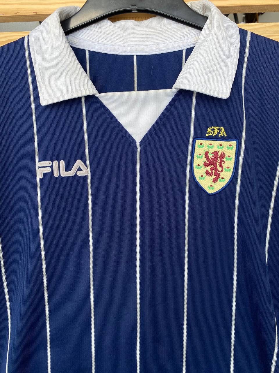 Fila SCOTLAND 2002 2003 HOME FOOTBALL SHIRT SOCCER JERSEY Size US S / EU 44-46 / 1 - 3 Thumbnail