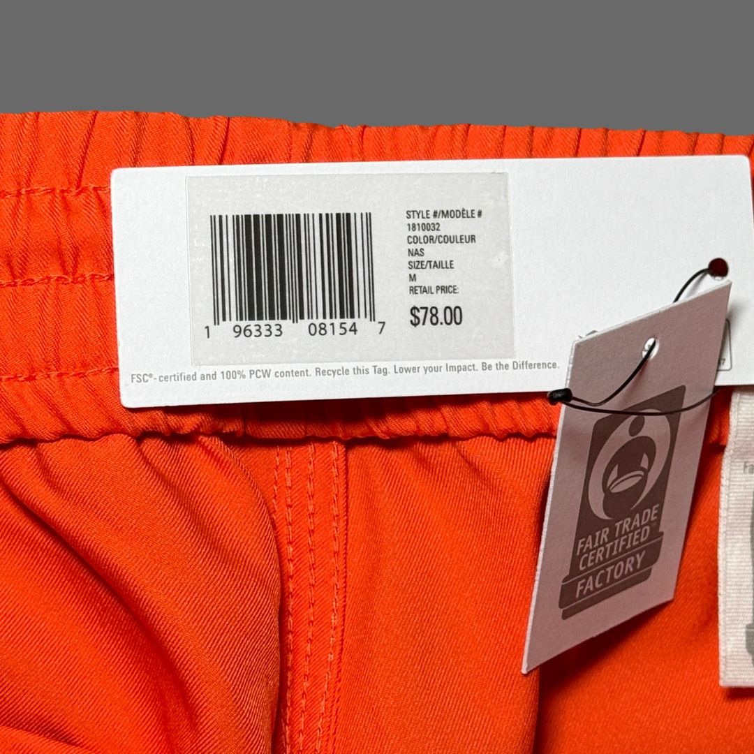 Outerknown Outerknown Nomadic Volley Shorts Orange Men's Medium NWT Size US 31 - 5 Thumbnail